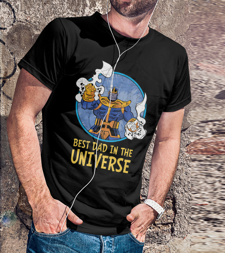 Marvel Thanos Best Dad In The Universe Comic T-Shirt