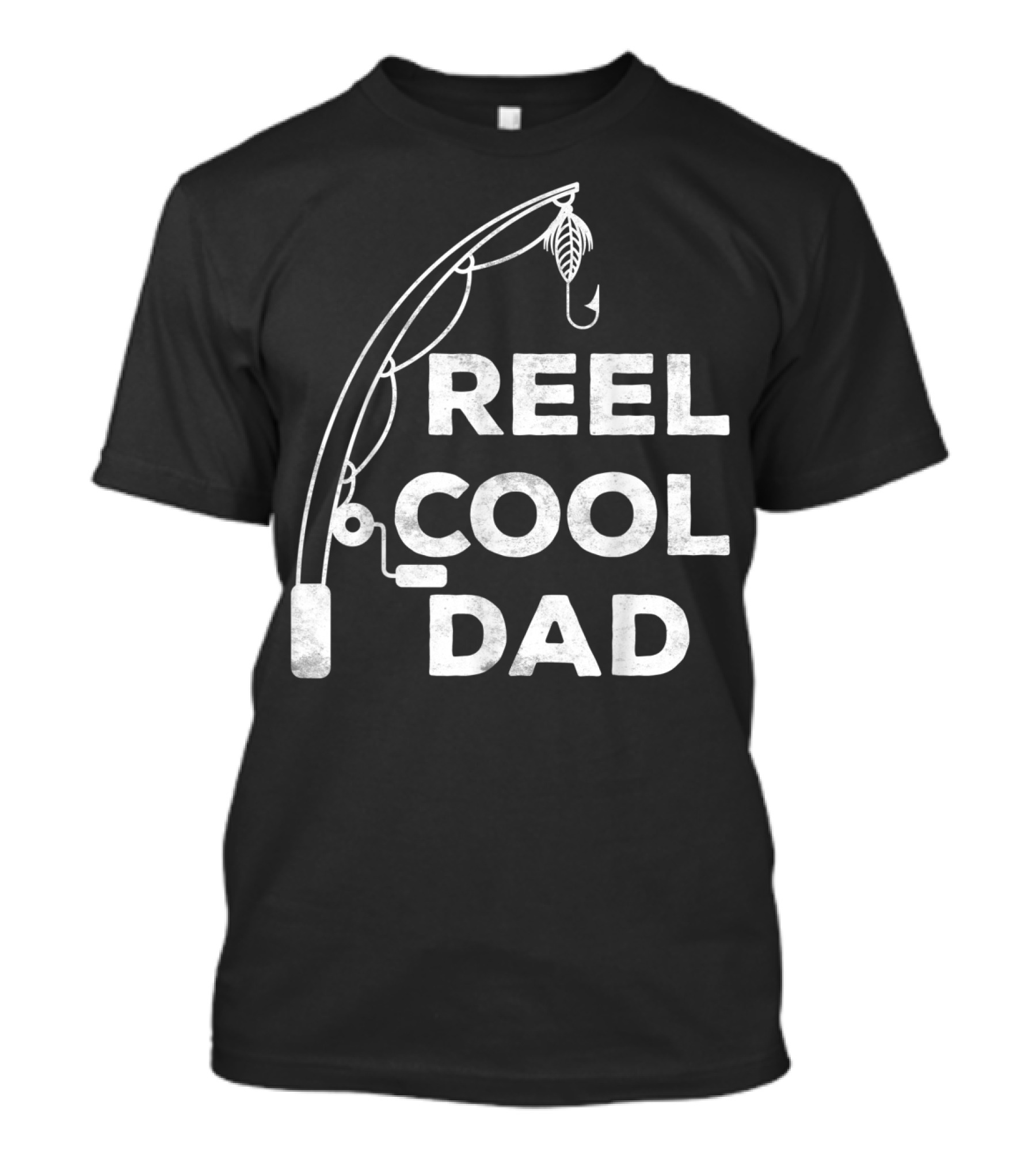 Reel Cool Dad Mens Fishing Daddy T-Shirt