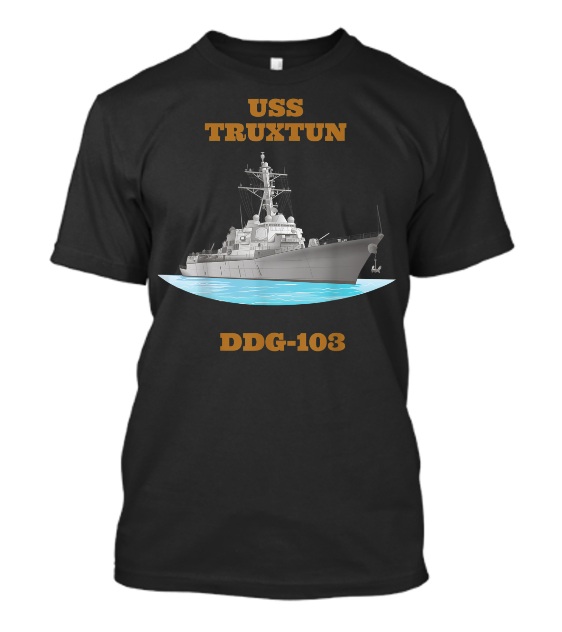 USS Truxtun DDG-103 Navy Sailor Veteran Warship T-Shirt