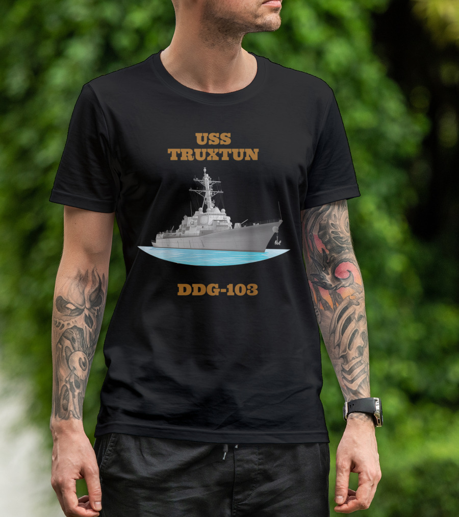USS Truxtun DDG-103 Navy Sailor Veteran Warship T-Shirt