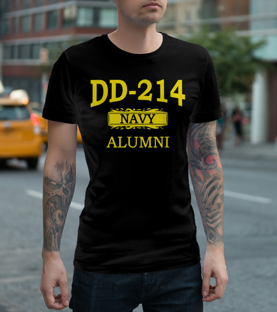 DD-214 Navy Alumni Veteran Day Retired T-Shirt