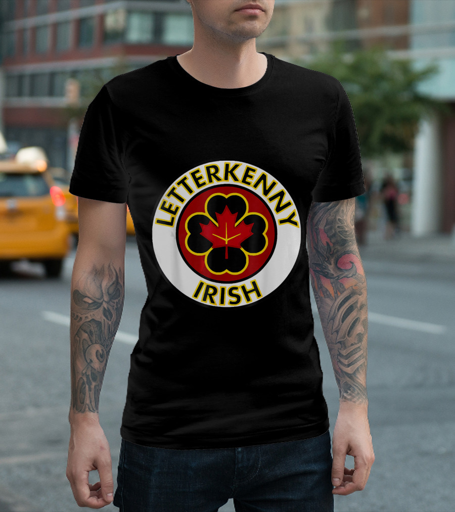 Letterkenny Irish Shamrocks Maple Leaf St Patricks T-Shirt