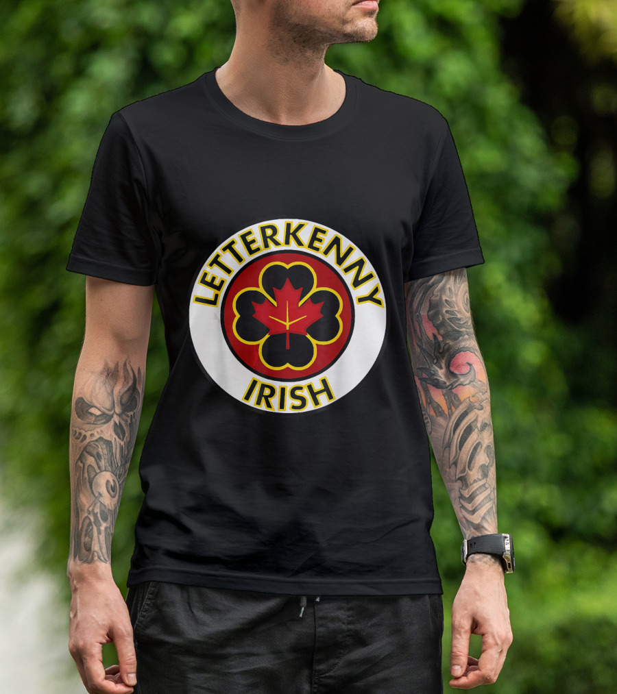 Letterkenny Irish Shamrocks Maple Leaf St Patricks T-Shirt