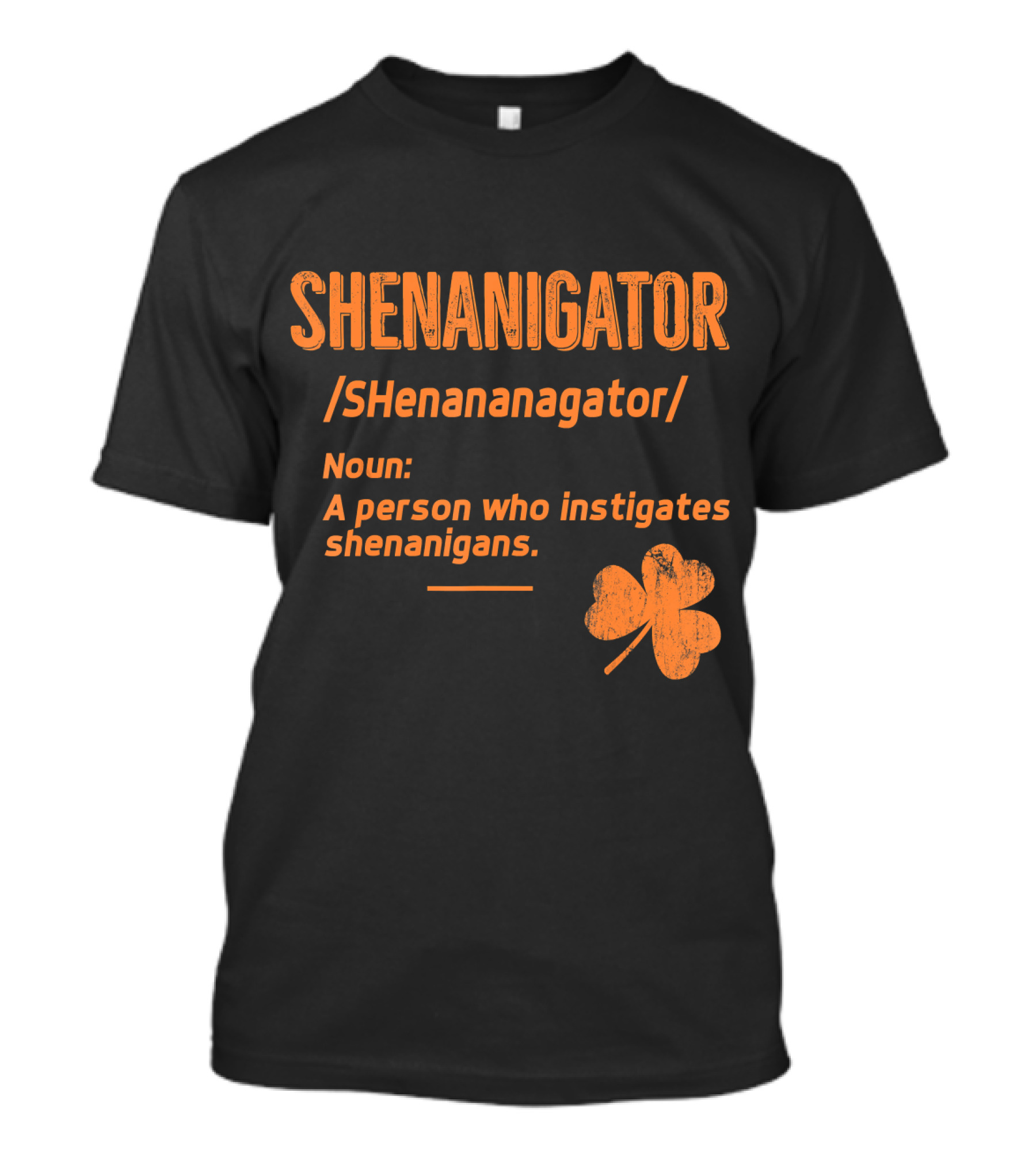 Saint Patricks Shenanigator Definition Shenanigans Shamrock T-Shirt