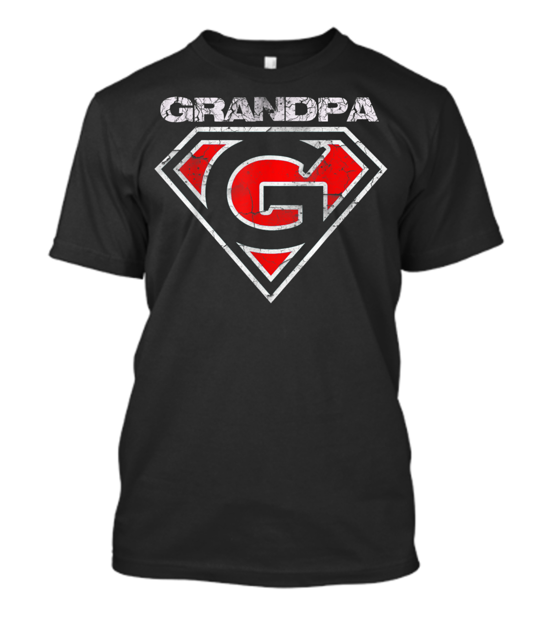 Grandpa Superhero G Shield T-Shirt