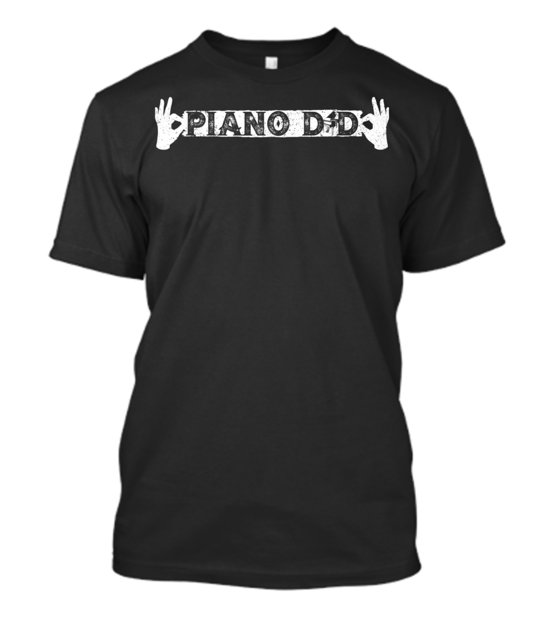 Piano Dad Retro Vintage Proud Funny Music T-Shirt