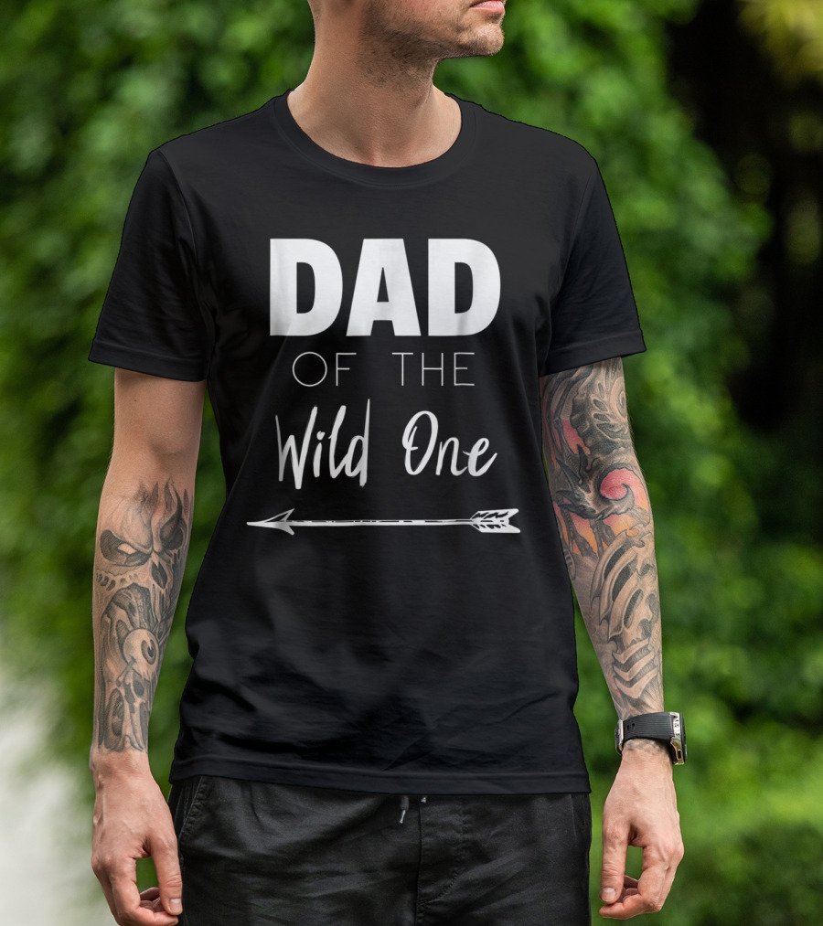 Dad Of The Wild One Arrow T-Shirt
