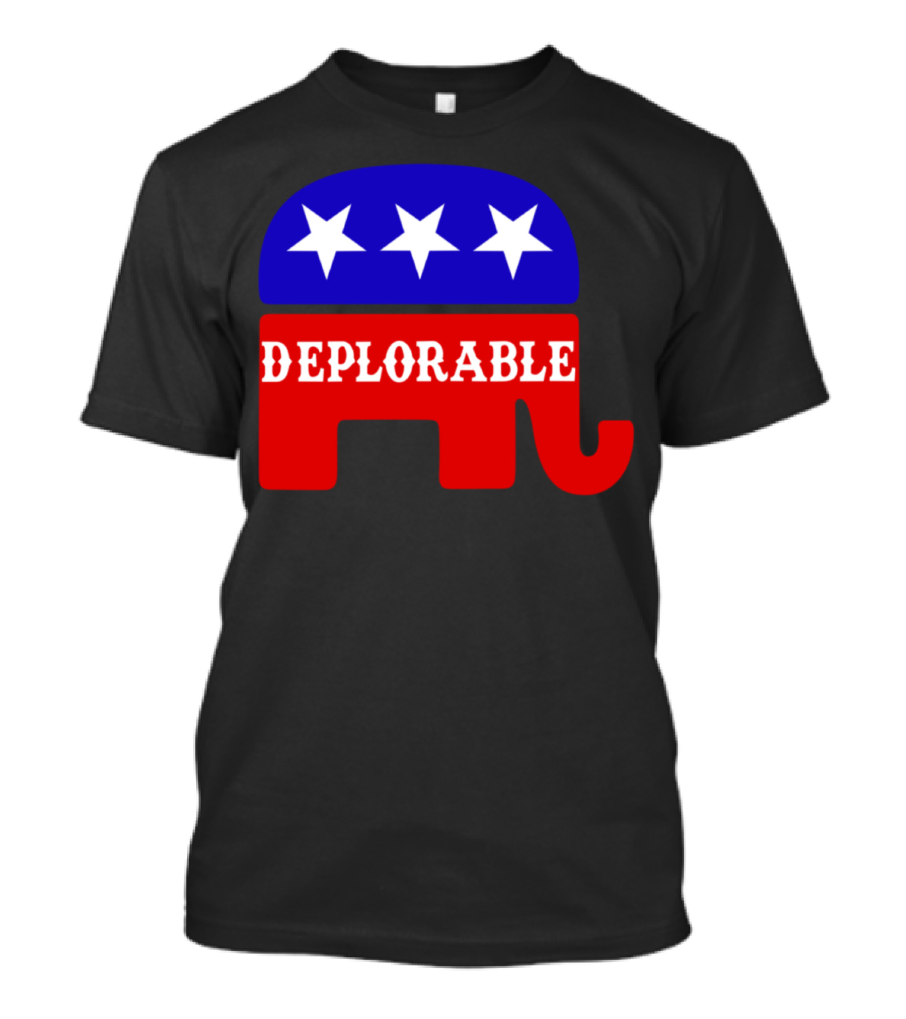 Deplorable Republican Elephant Stars T-Shirt