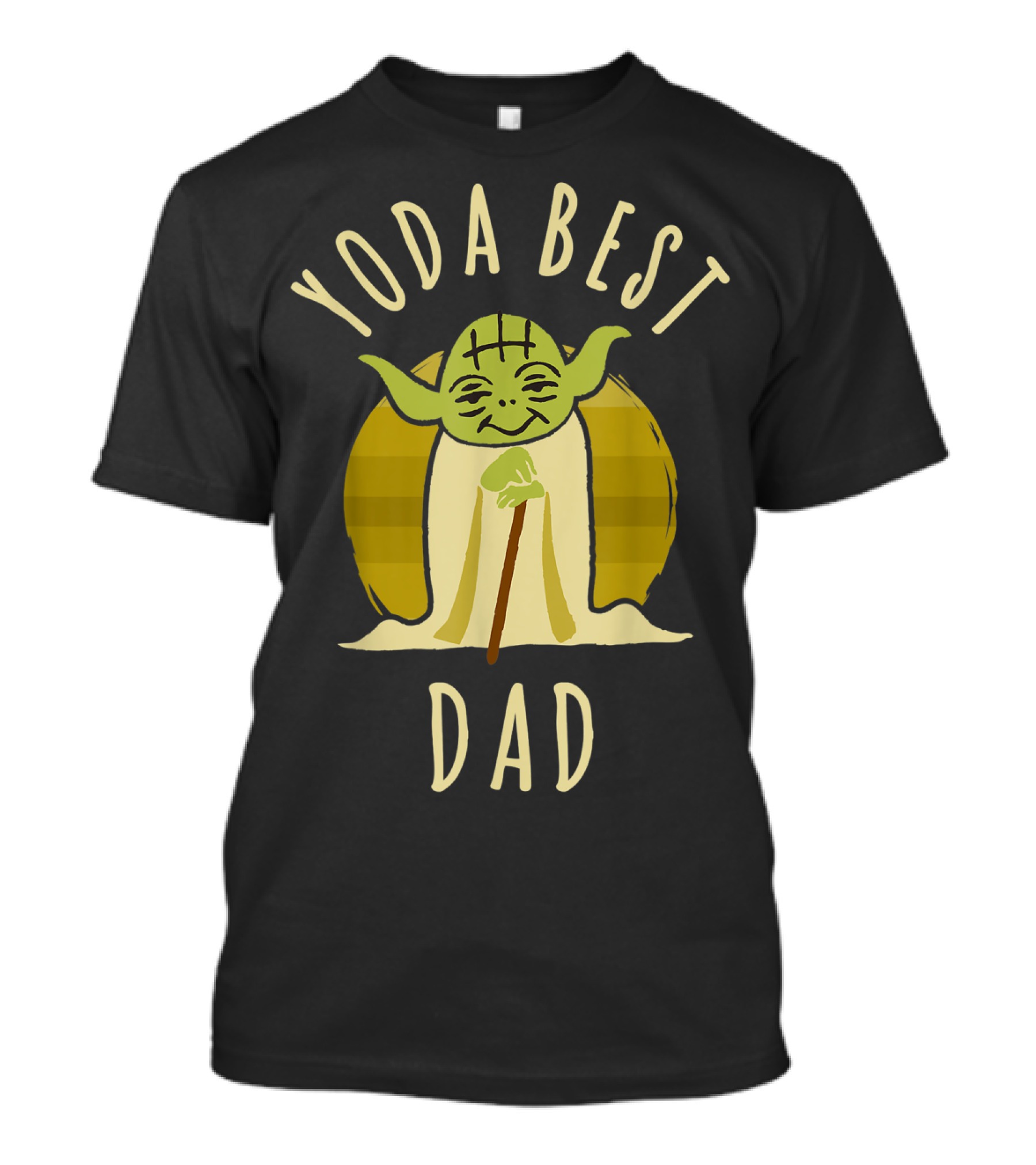 Yoda Best Dad Star Wars Cartoon Yoda T-Shirt