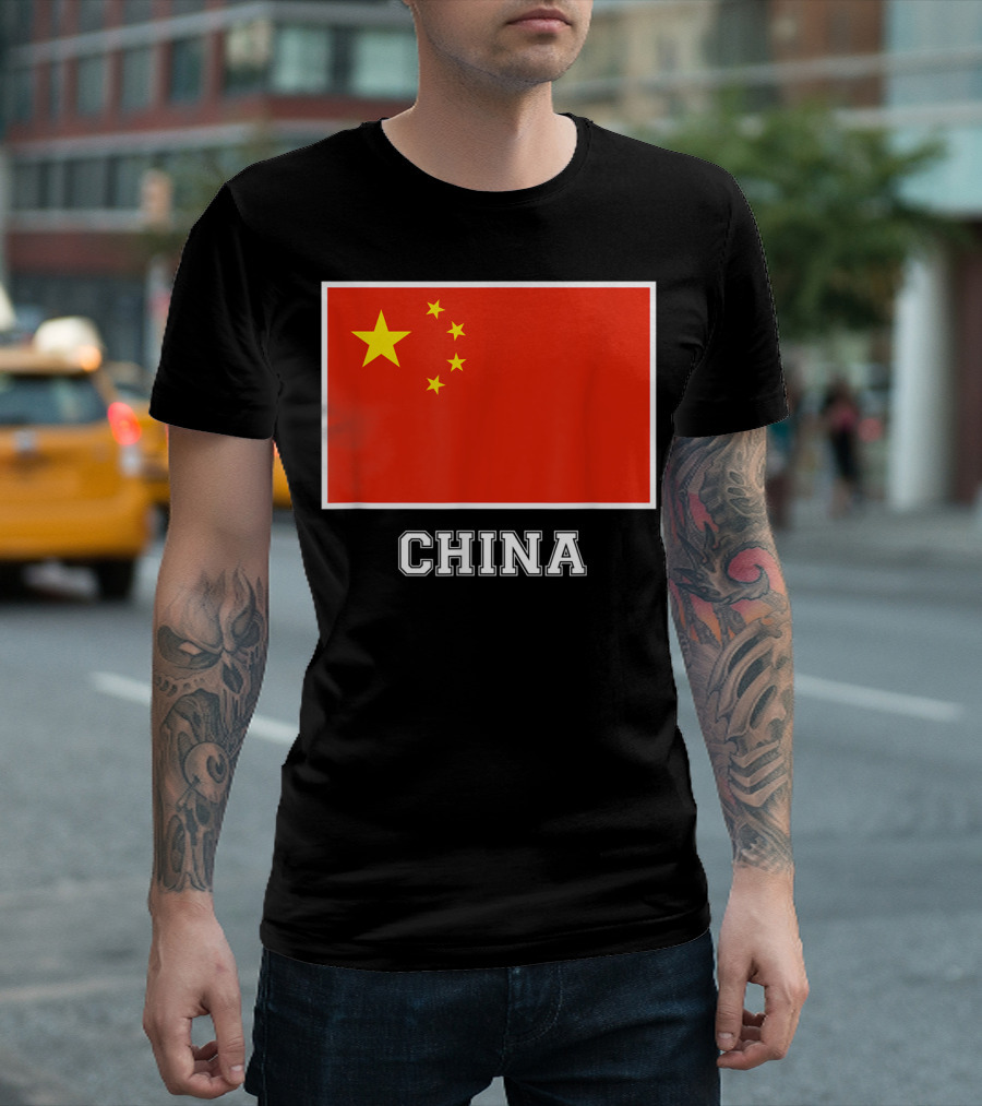 China Flag Chinese Pride Home Sports T-Shirt