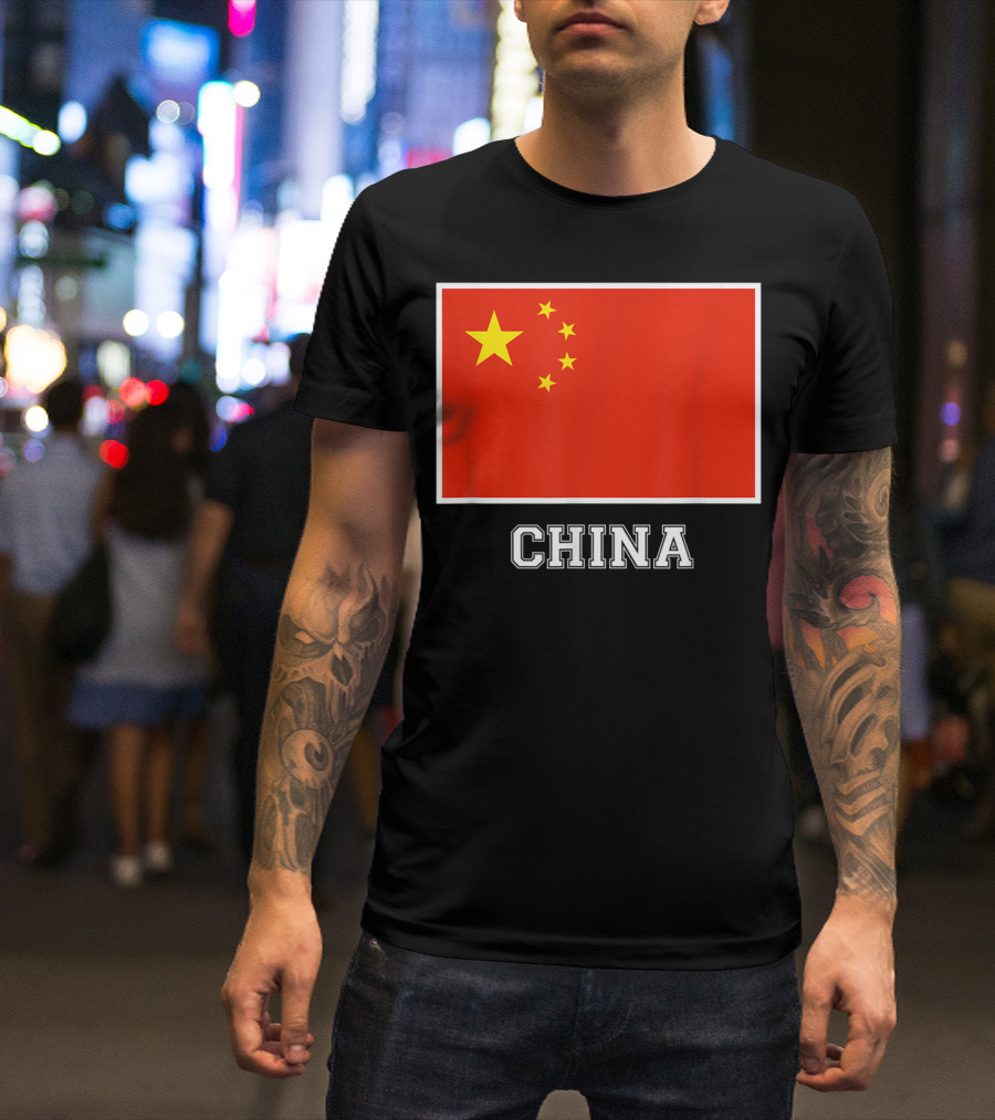 China Flag Chinese Pride Home Sports T-Shirt