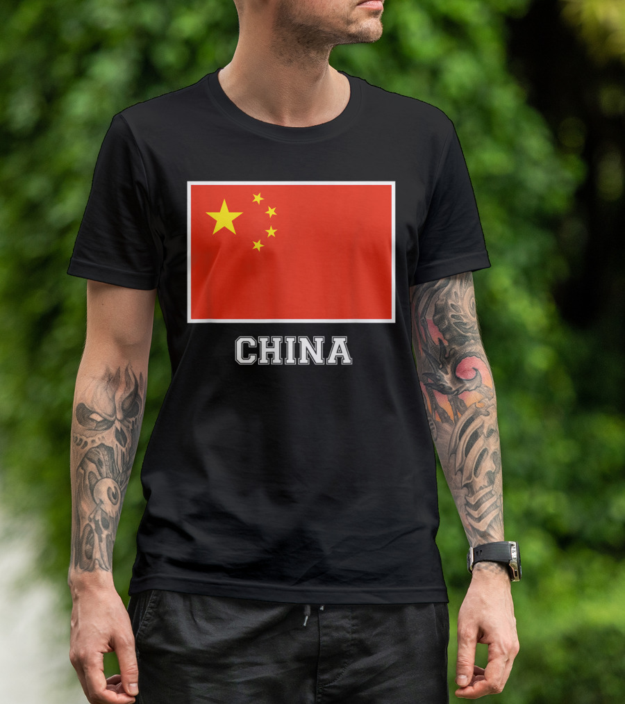 China Flag Chinese Pride Home Sports T-Shirt