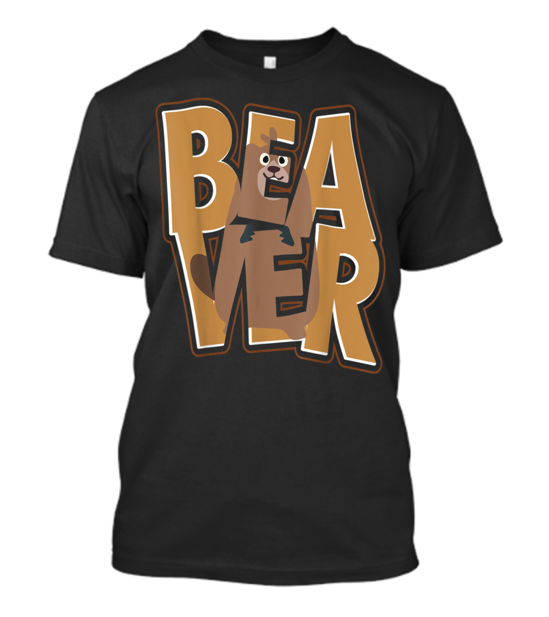 BEAVER Woodworking Expert Font T-Shirt