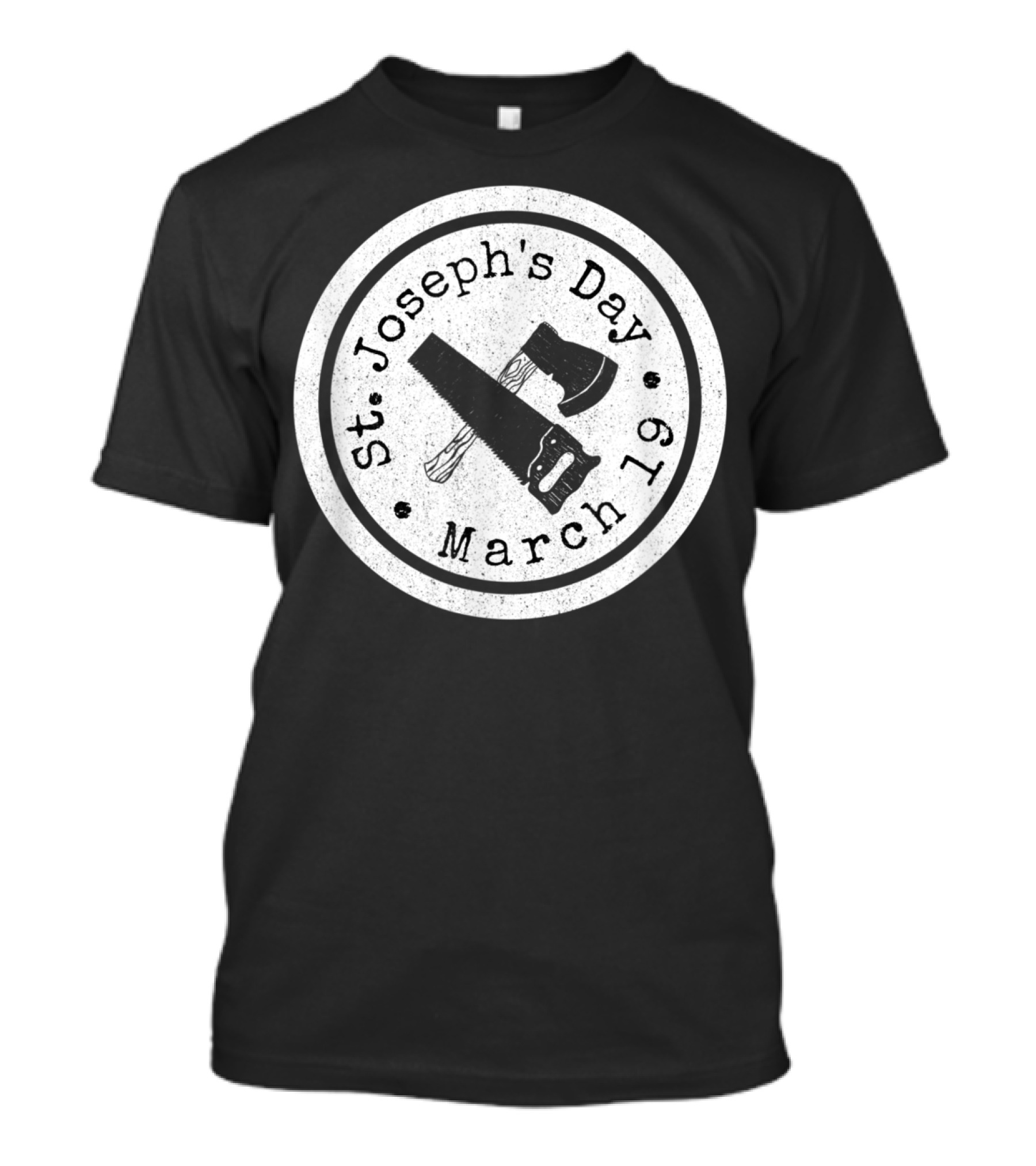 St Joseph's Day March 19 Catholic Woodworker T-Shirt