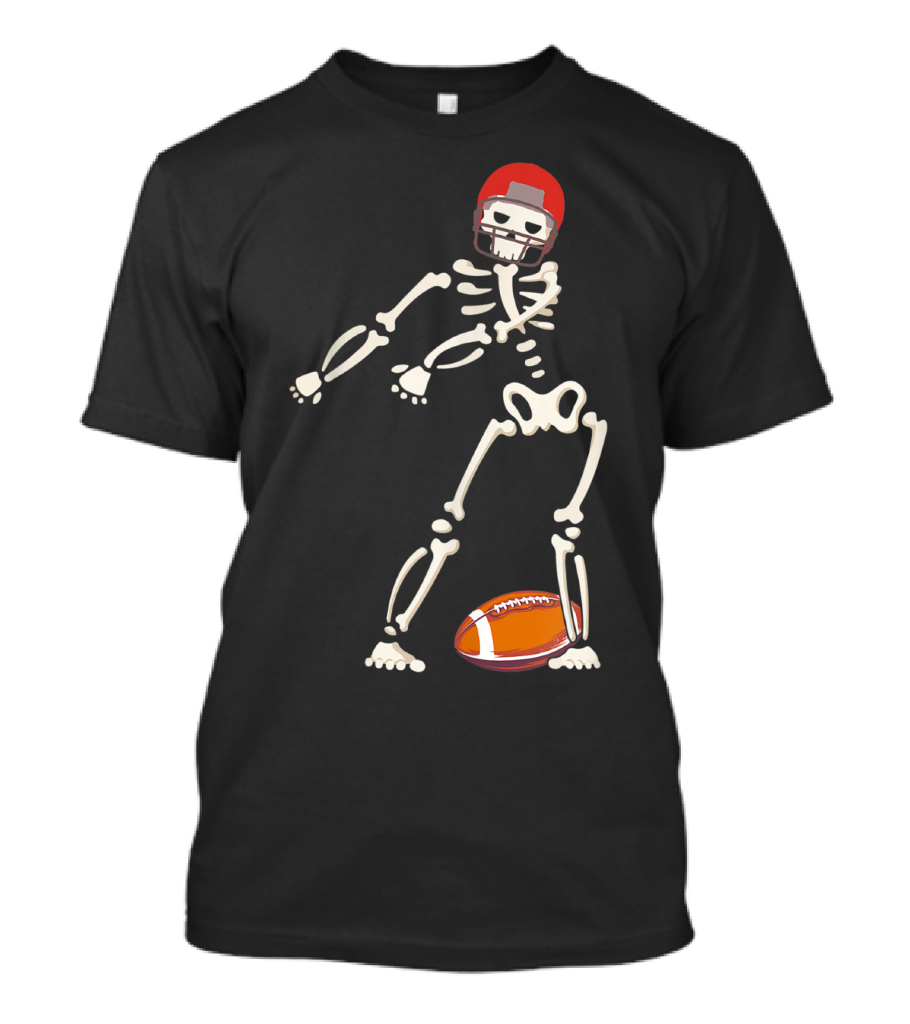 Skeleton Floss Dance Rugby Football T-Shirt