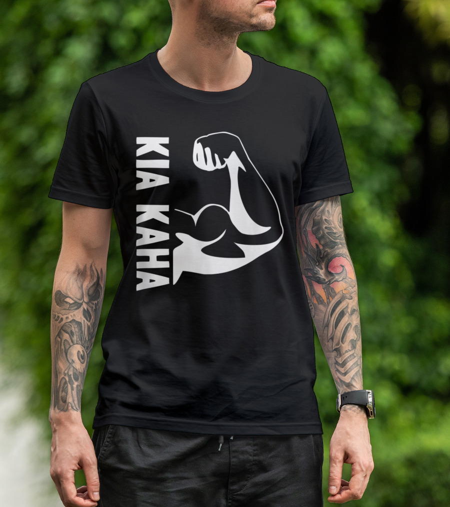 Kia Kaha Strong Arm New Zealand Kiwi Strength T-Shirt