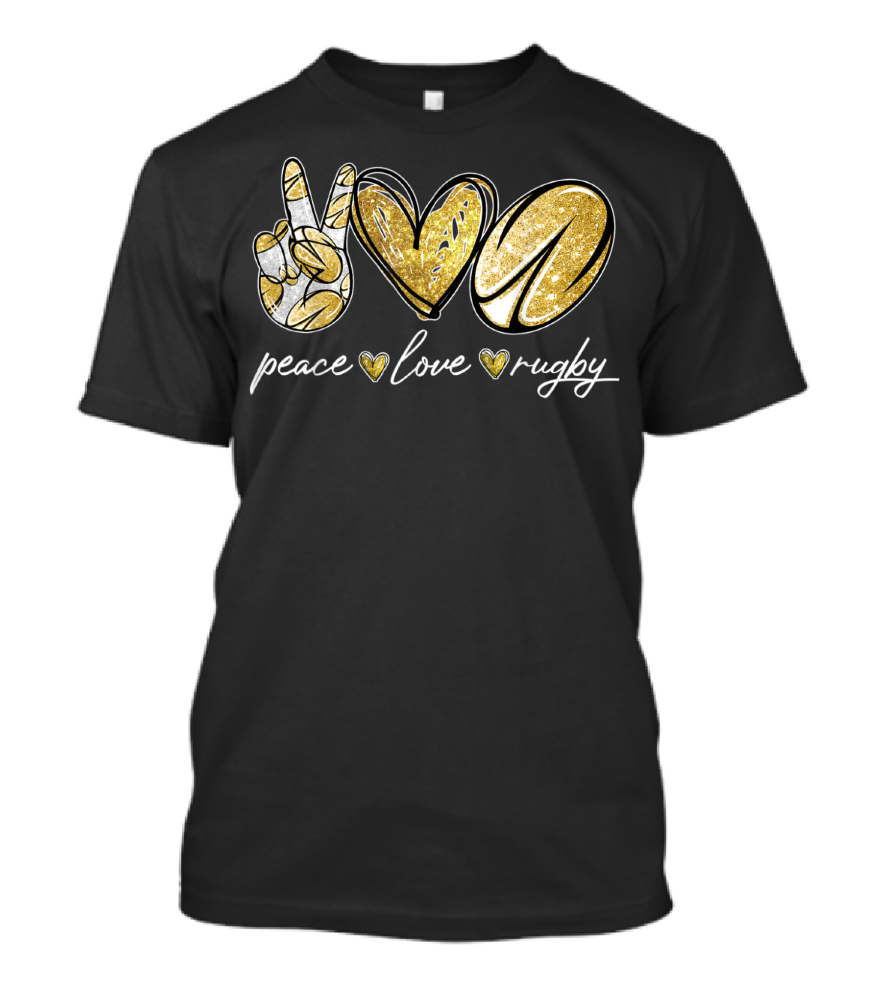 Peace Love Rugby T-Shirt