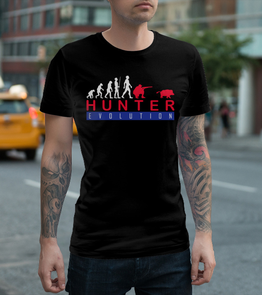 Hunter Evolution Wild Boar Hunting Pig T-Shirt