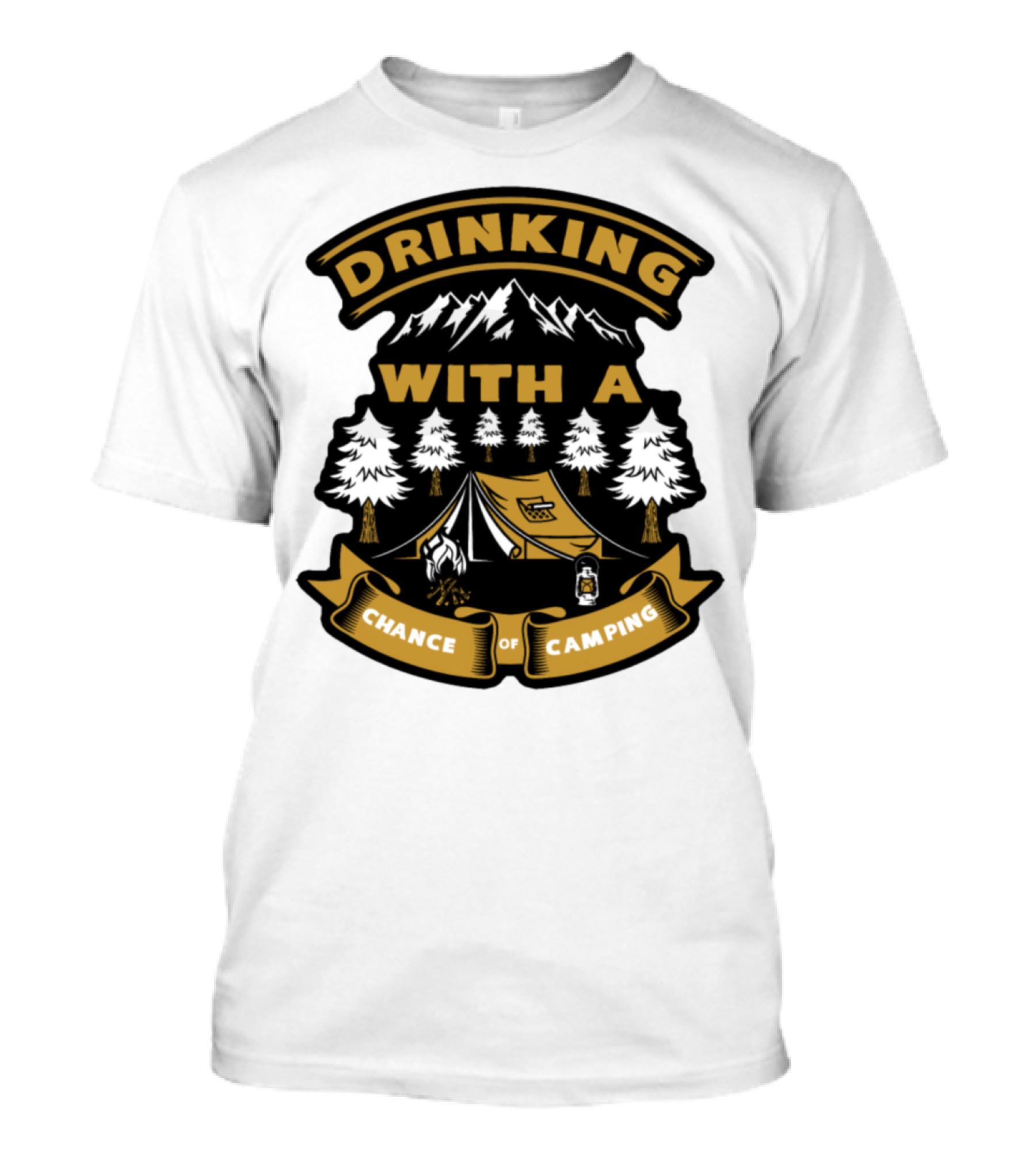 Drinking With A Chance Of Camping T-Shirt