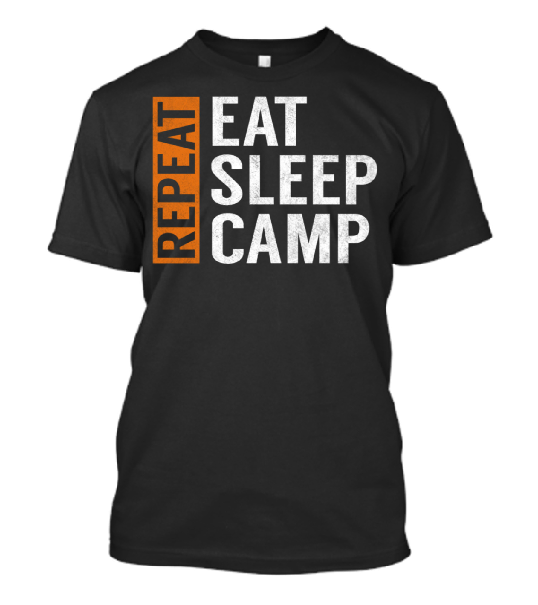 Eat Sleep Camp Repeat Funny Camper Camping Adventure T-Shirt