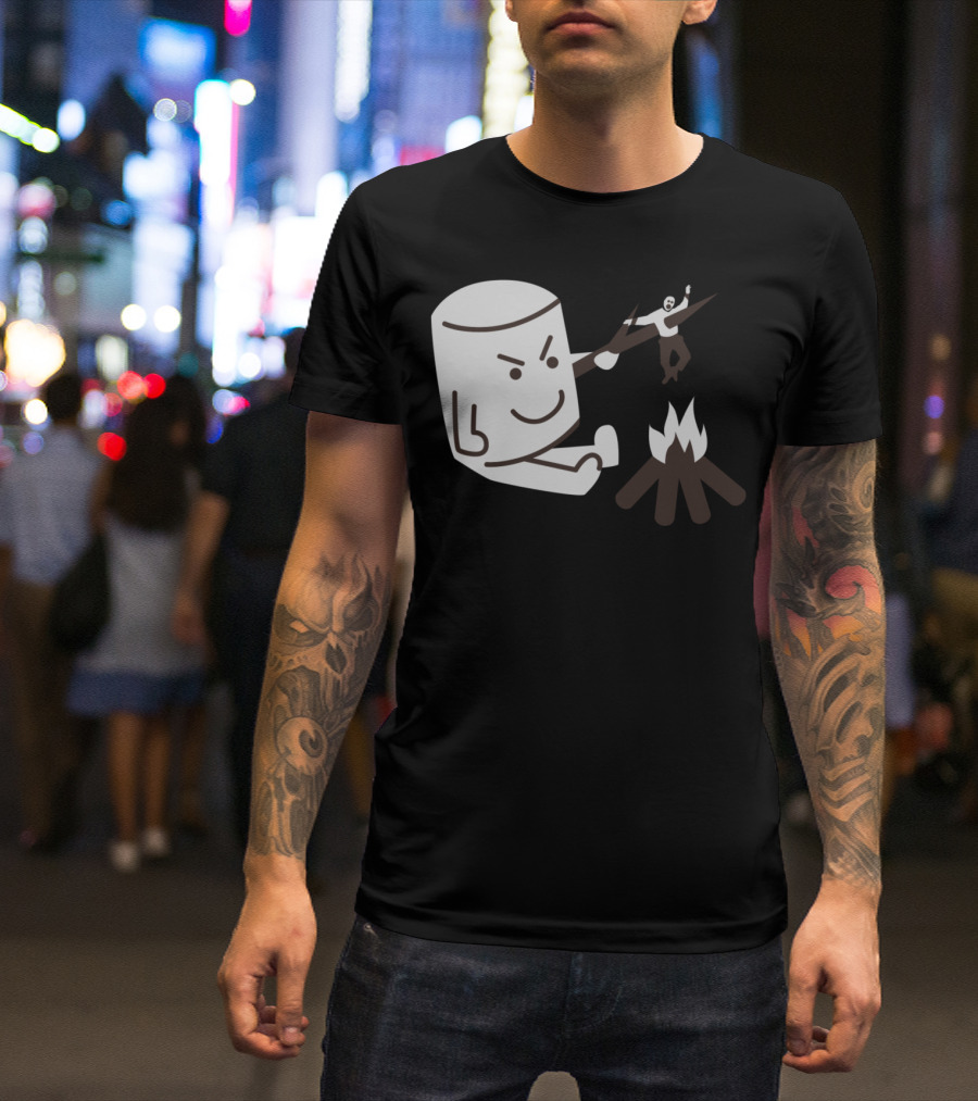 Let's Go Camping Marshmallow Roasting Adventure T-Shirt