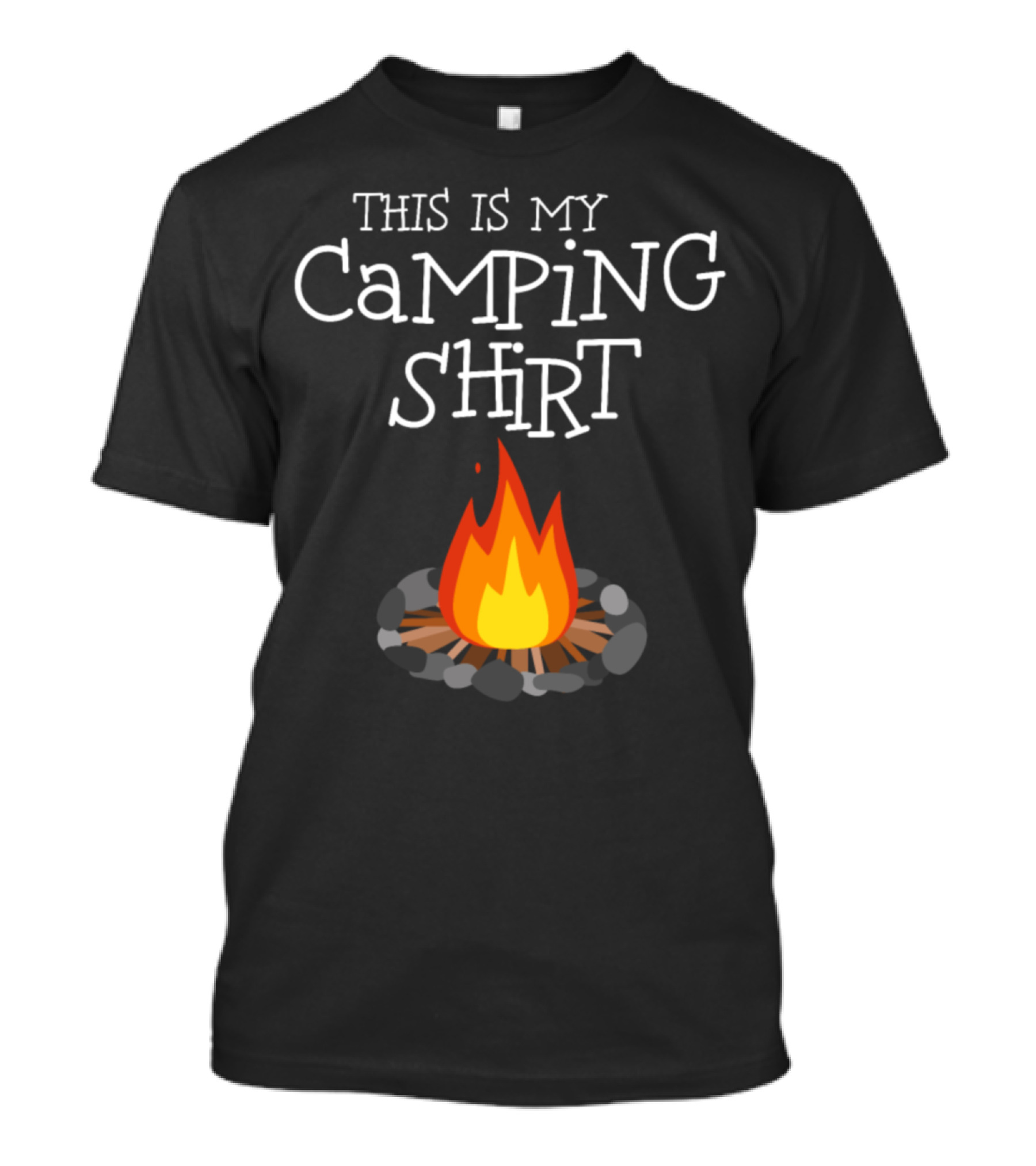 This Is My Camping Shirt Campfire Lover T-Shirt