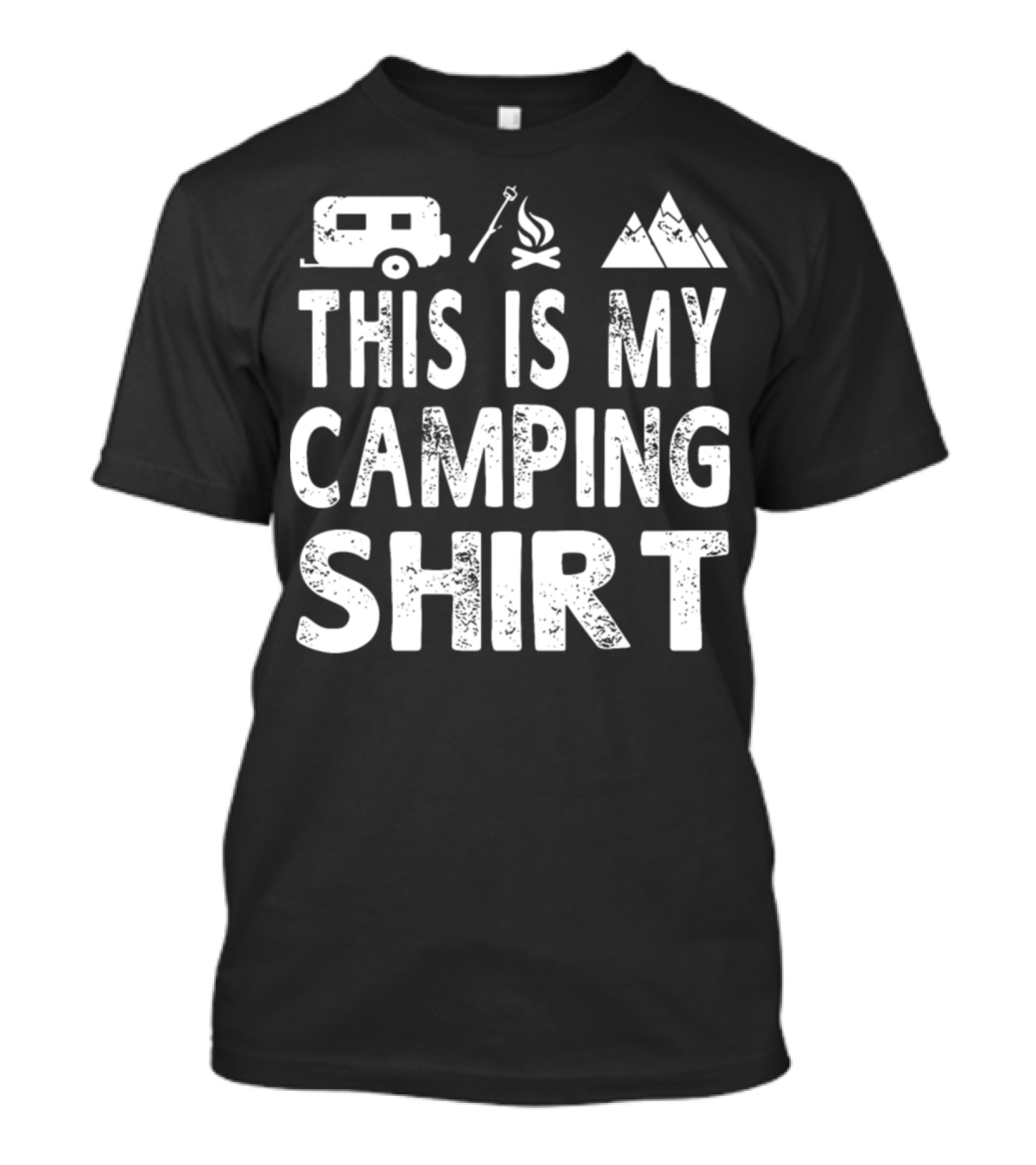 This Is My Camping Shirt Campfire Mountains Camper T-Shirt