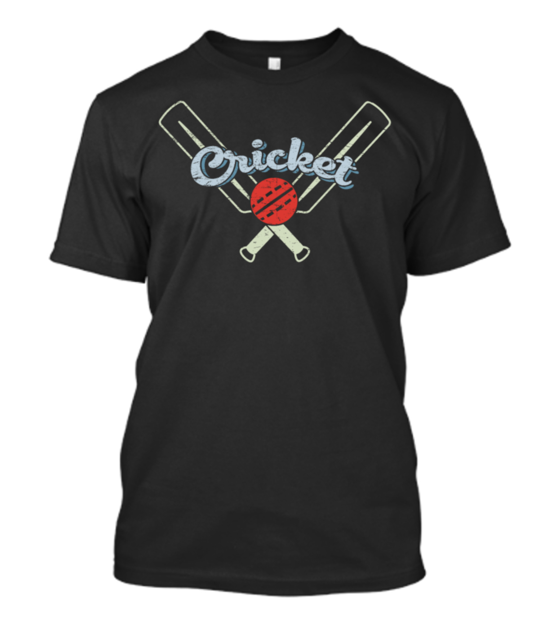Cricket Coach Bowler Batsman Bats Ball T-Shirt