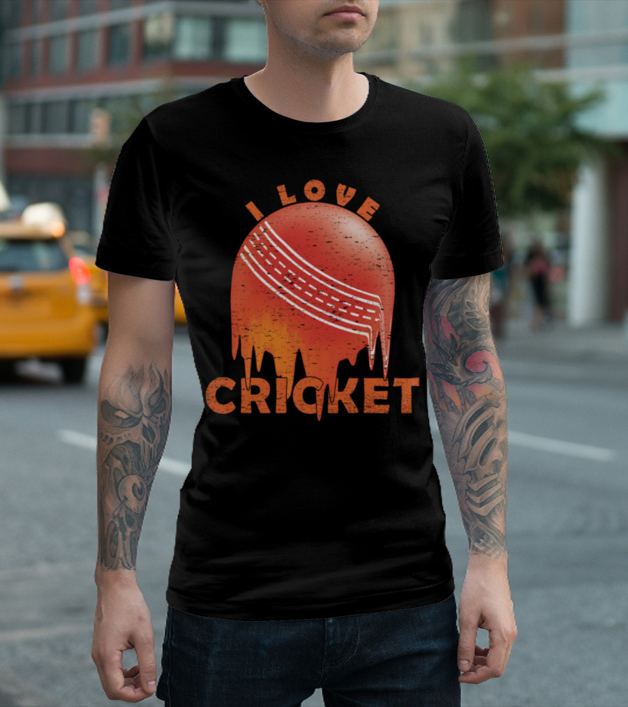 I Love Cricket T-Shirt