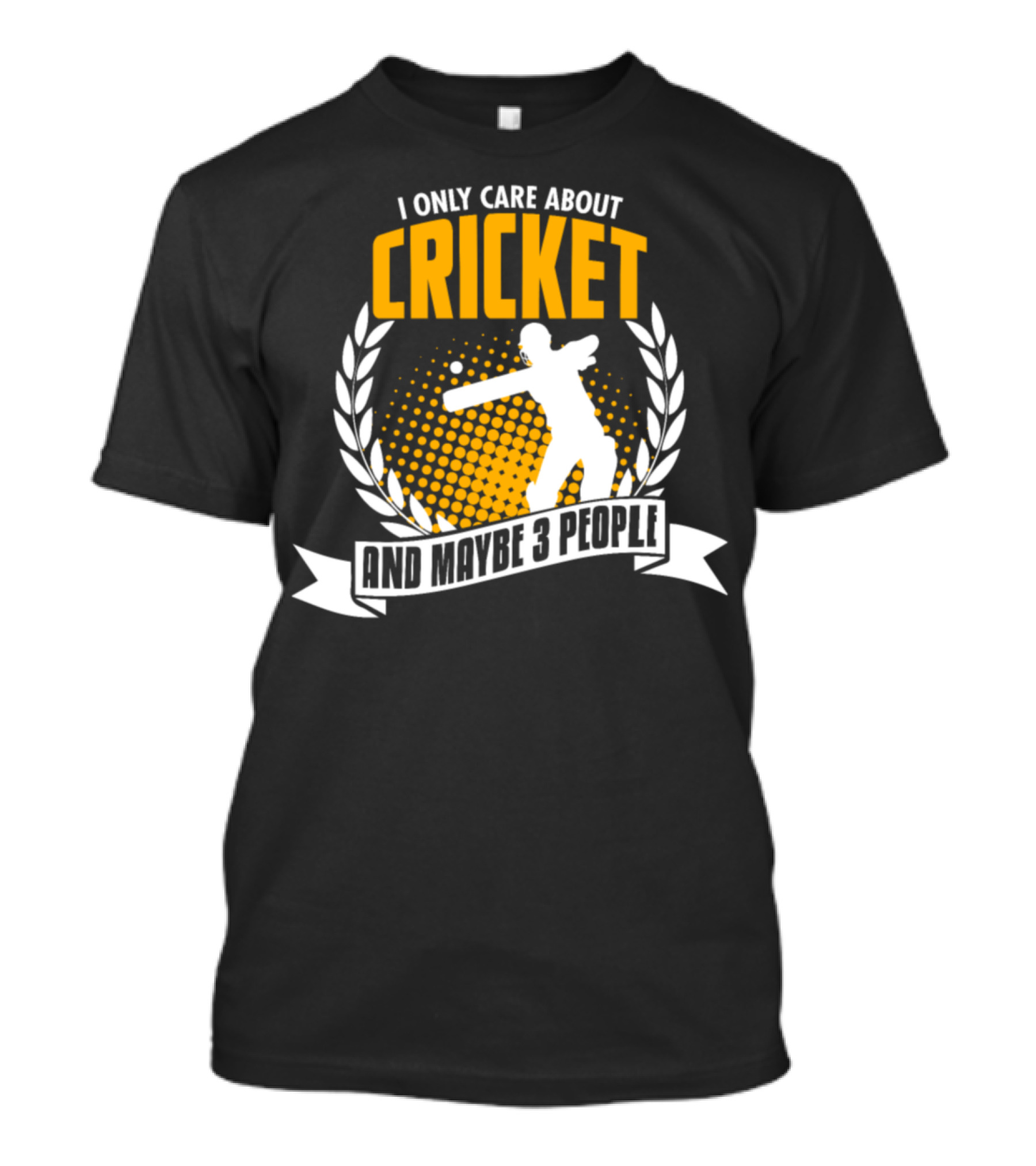 I Only Care About Cricket And Maybe 3 People T-Shirt