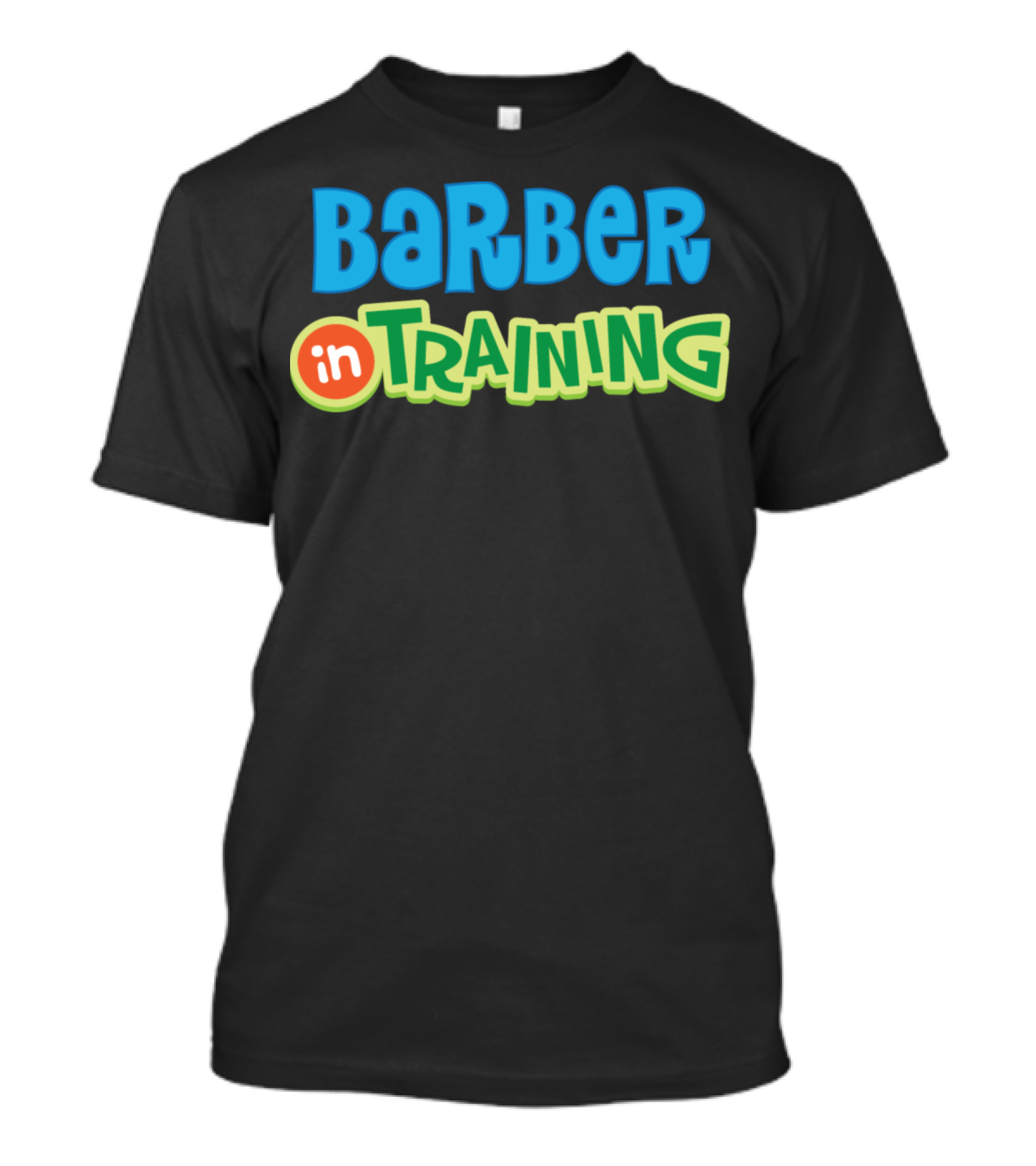 Barber In Training Kids Game Font T-Shirt