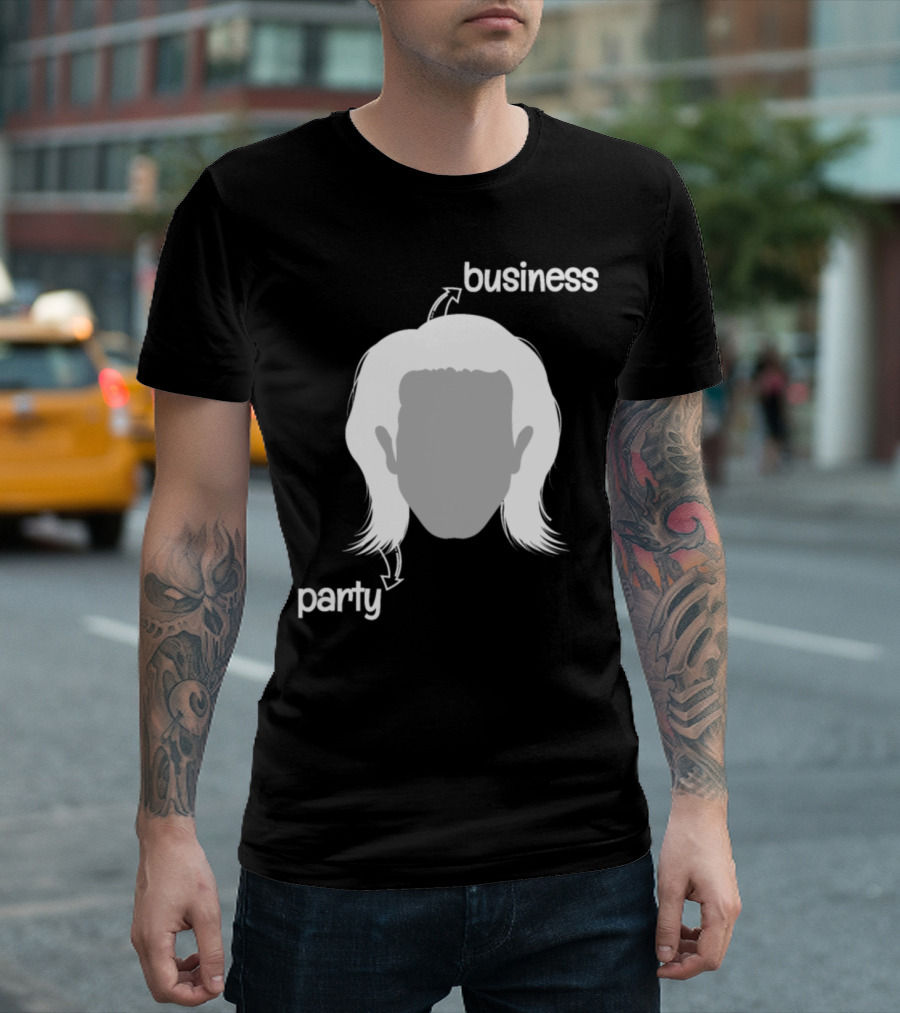Business Party Haircut Stylists Funny T-Shirt