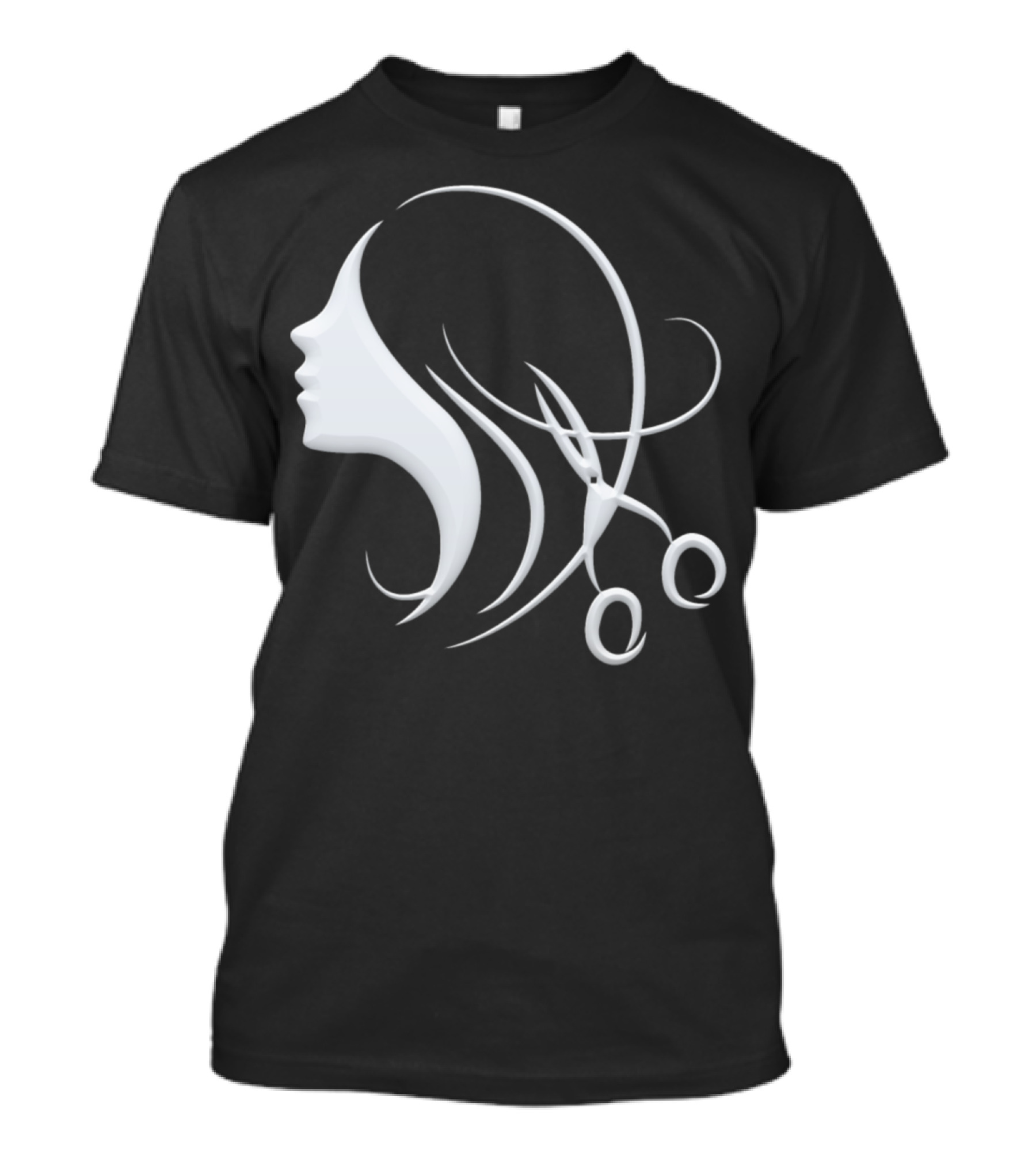 Hair Stylist Scissors And Profile T-Shirt