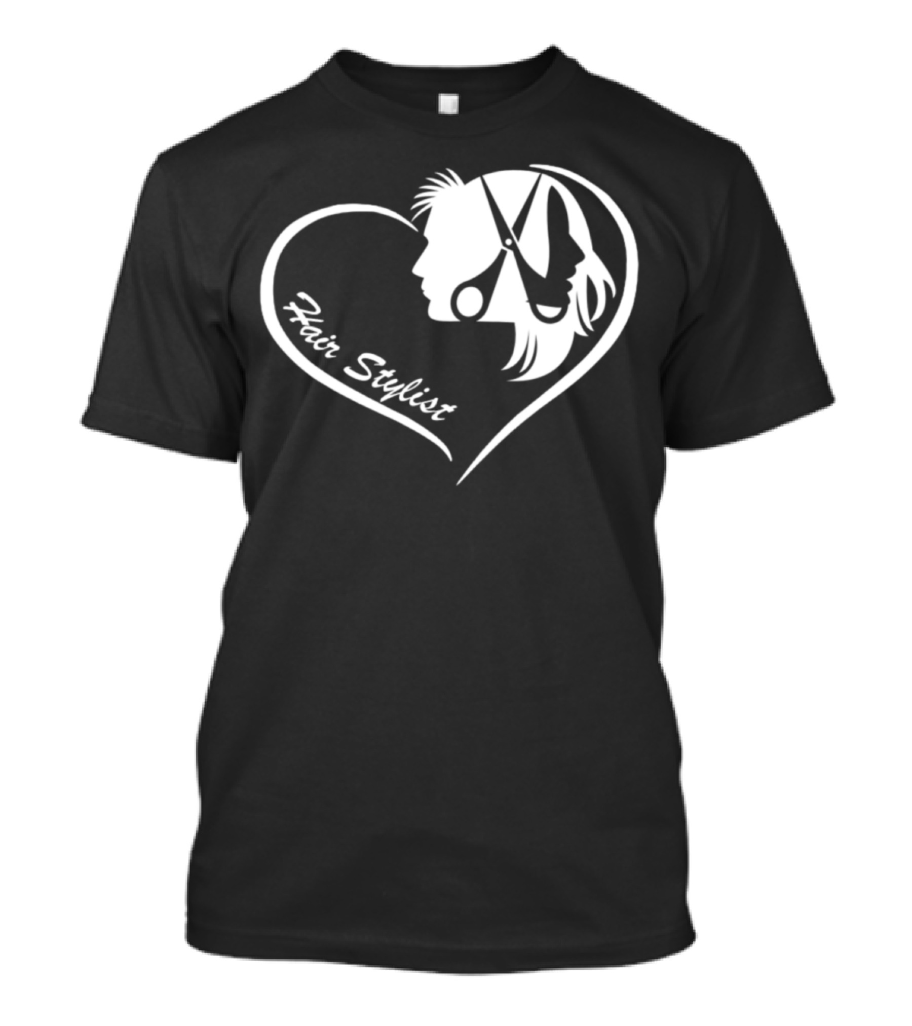Hair Stylist Heart Scissors T-Shirt