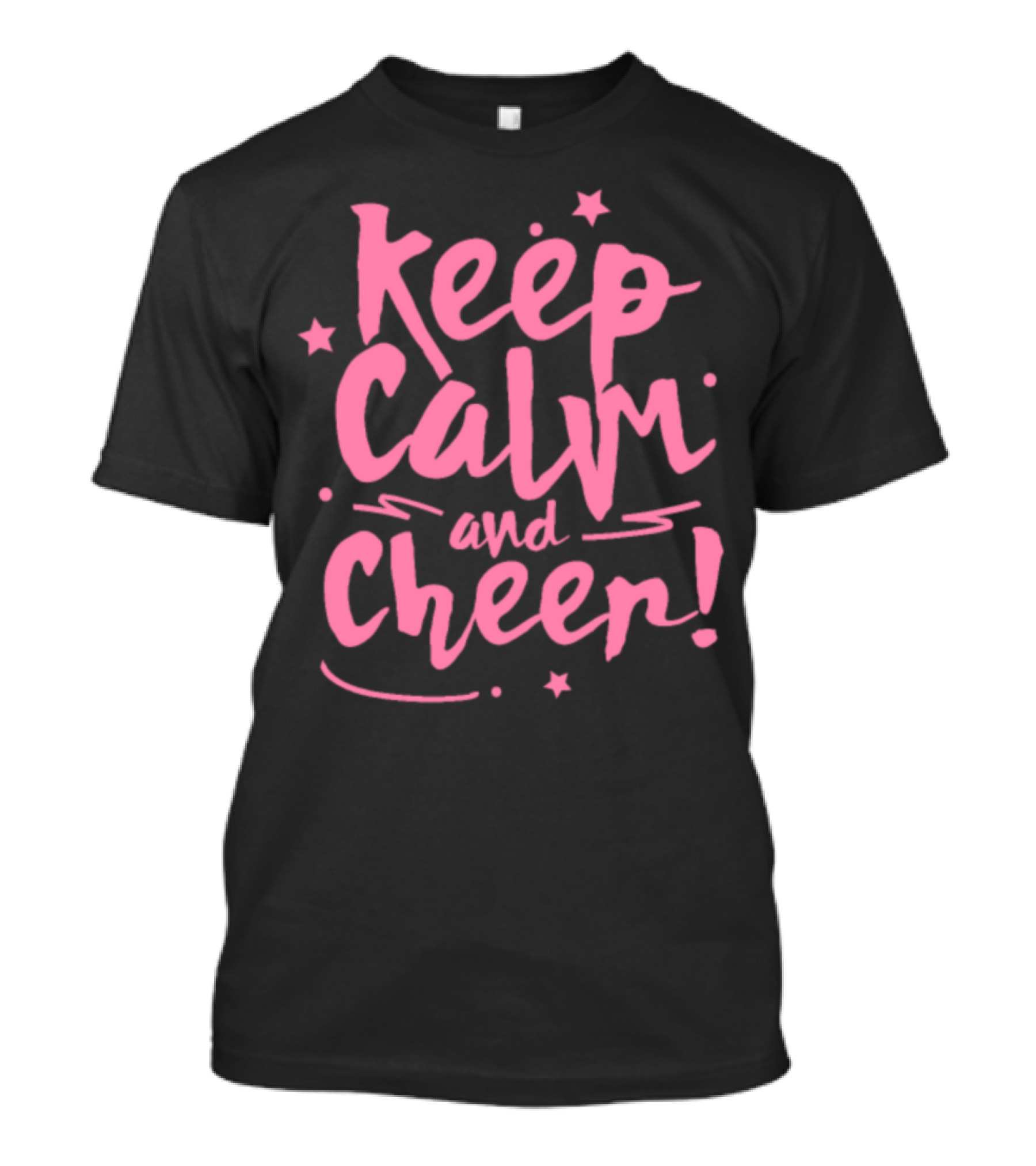 Keep Calm And Cheer Cheerlead Cheerleading Cheerleader T-Shirt