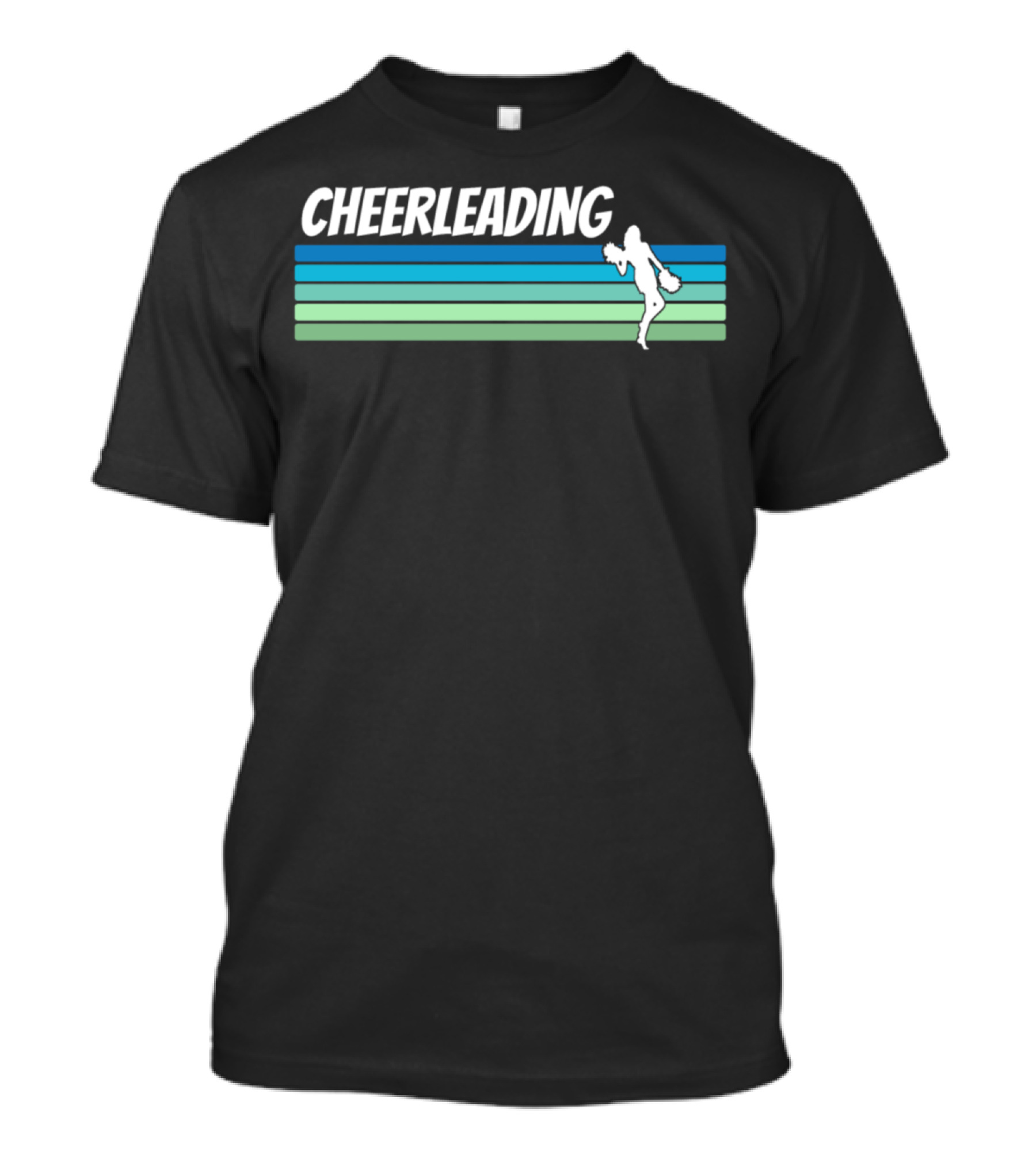 Cheerleading Retro Stripes T-Shirt