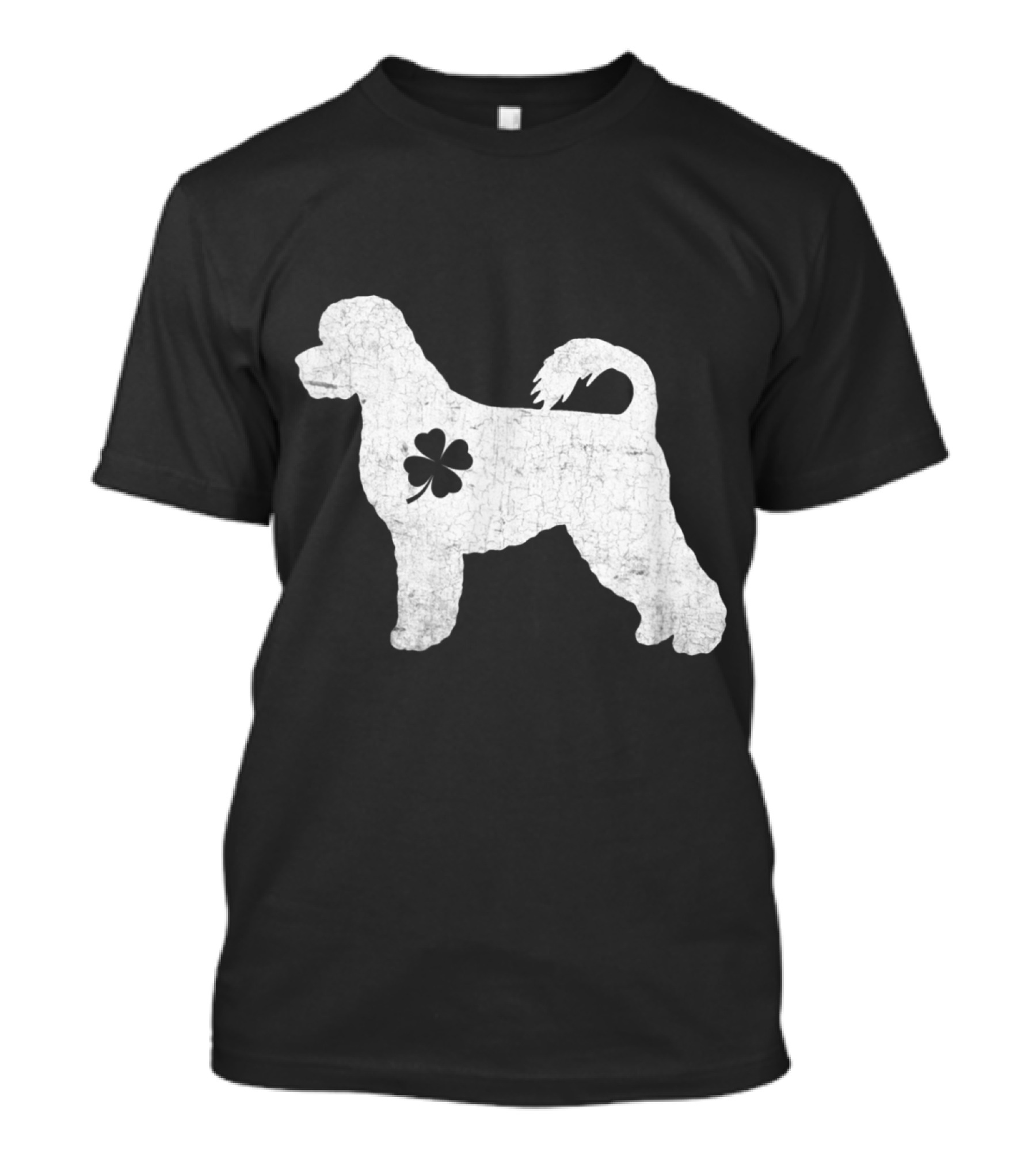 Portuguese Water Dog Fourleafclover Irish T-Shirt