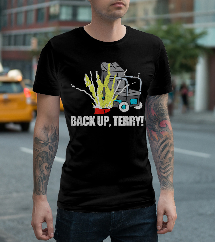 BACK UP TERRY FUNNY VIRAL TREND FIREWORK WHEELCHAIR EXPLOSION T-Shirt