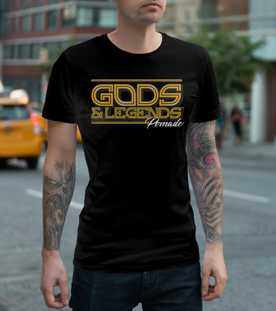 Gods and Legends Pomade Cristo Back Fitted T-Shirt