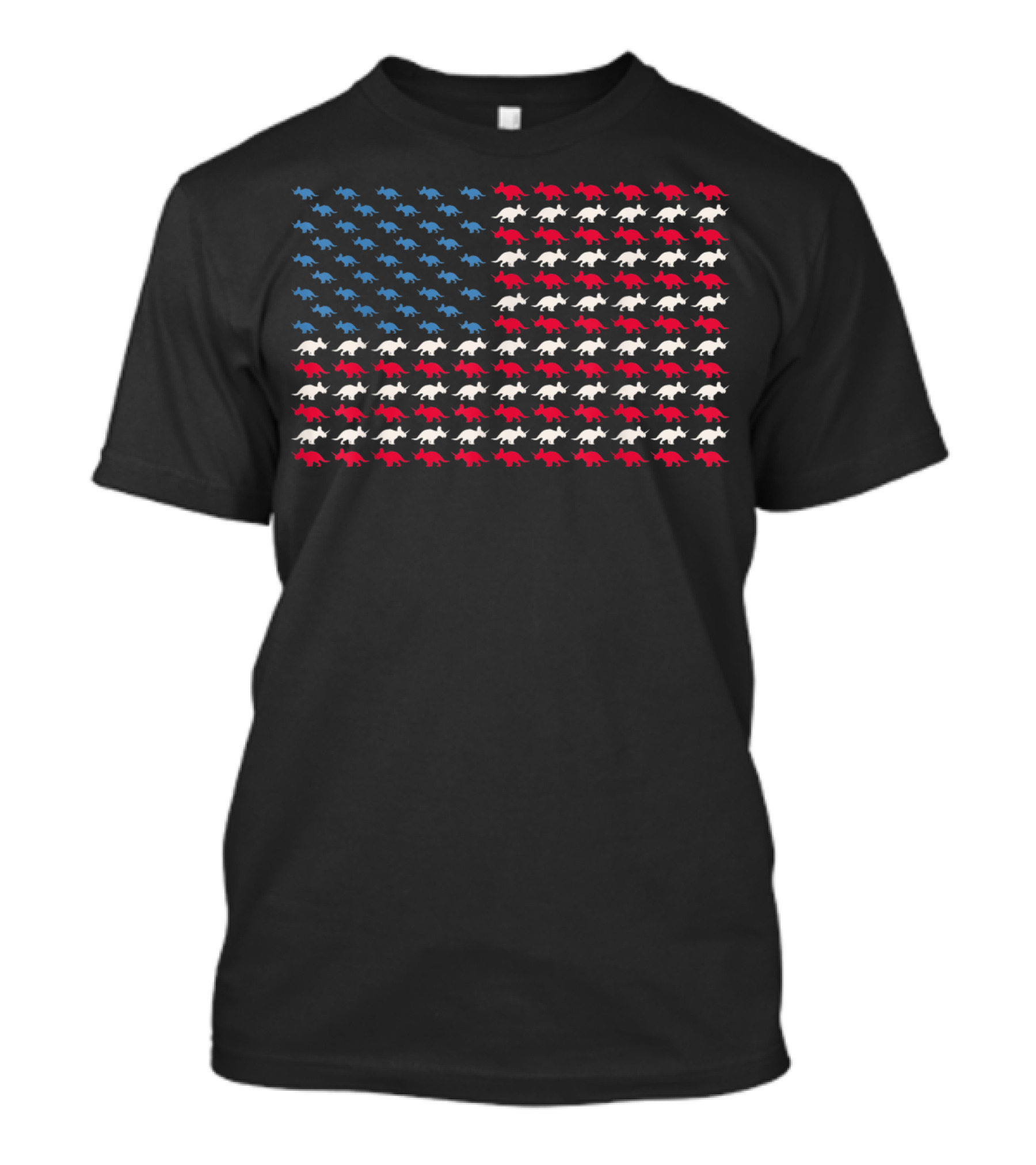 American Flag Dinosaur Trex 4Th Of July T-Shirt