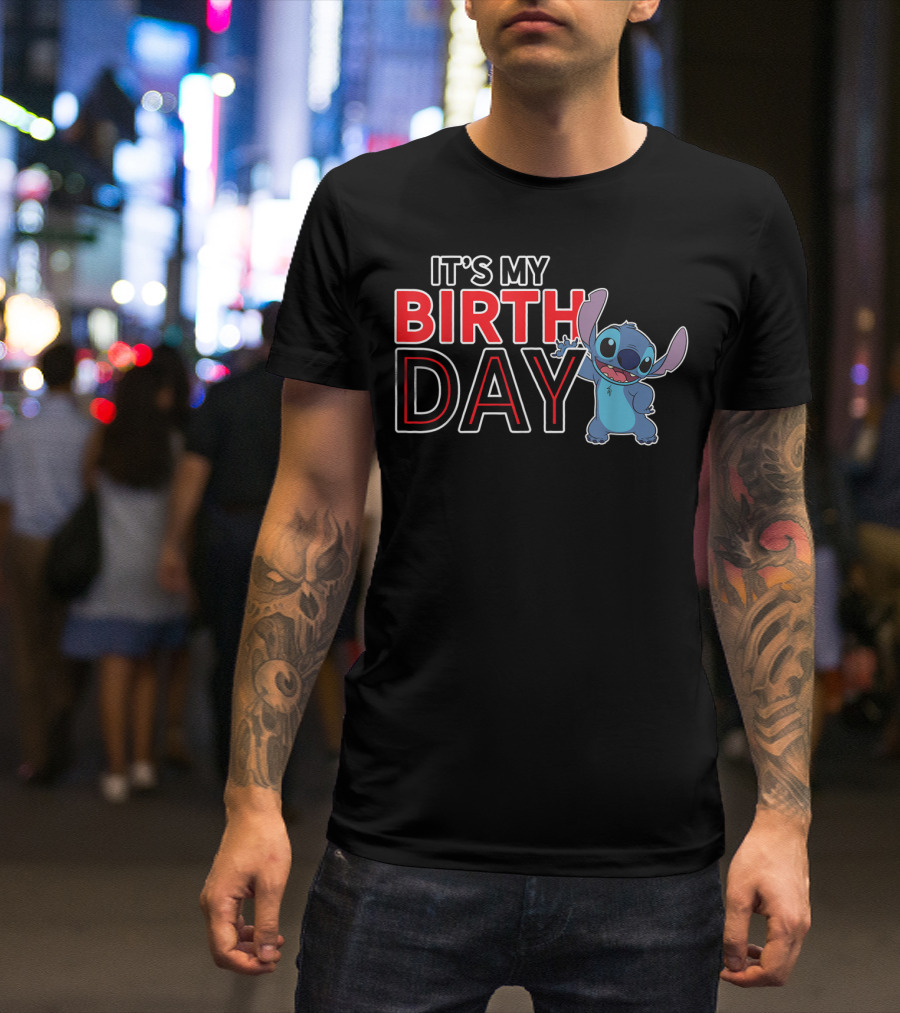 Disney Lilo And Stitch It's My Birthday T-Shirt