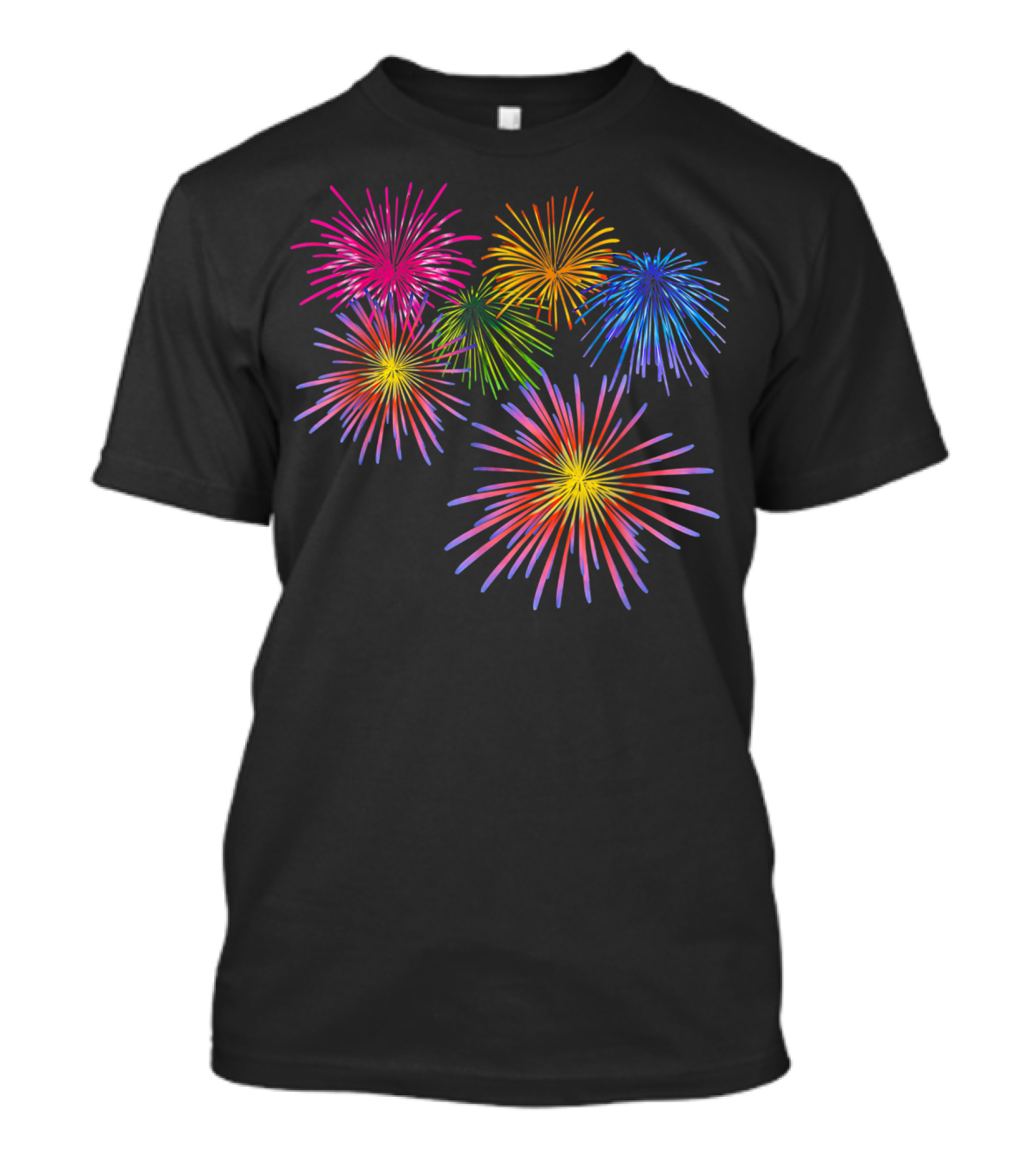 Fireworks Celebration Big Party Colorful Firecrackers Display T-Shirt