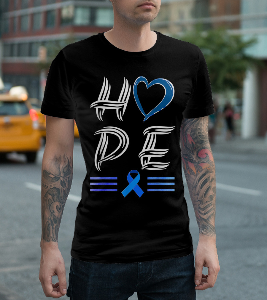 HOPE Blue Ribbon Child Abuse Awareness T-Shirt