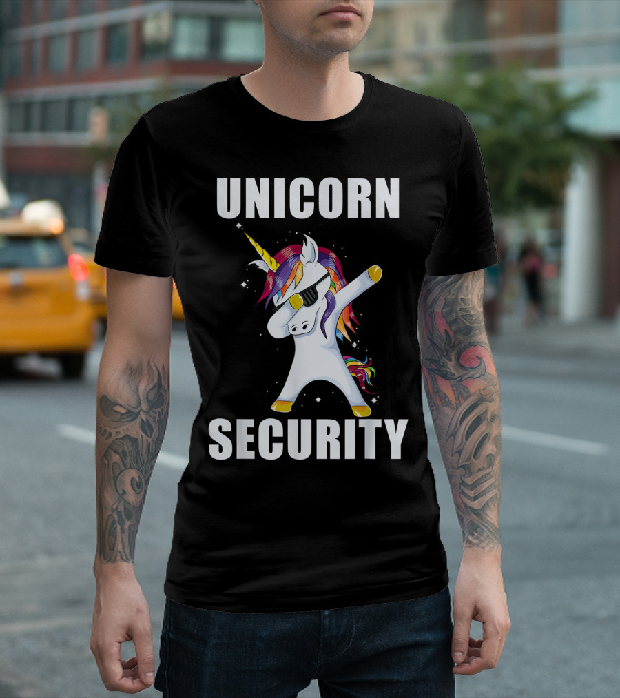 UNICORN SECURITY Funny Security Lovers T-Shirt