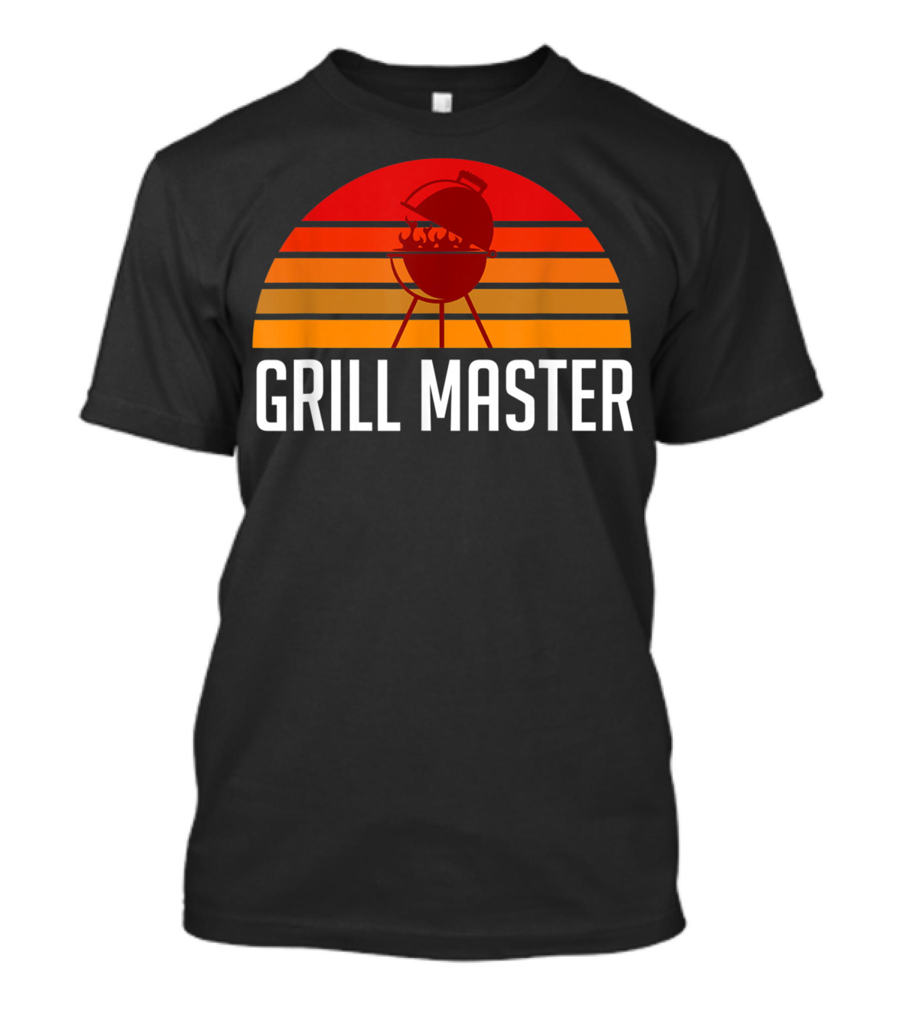 Grill Master BBQ Pit Sunset T-Shirt