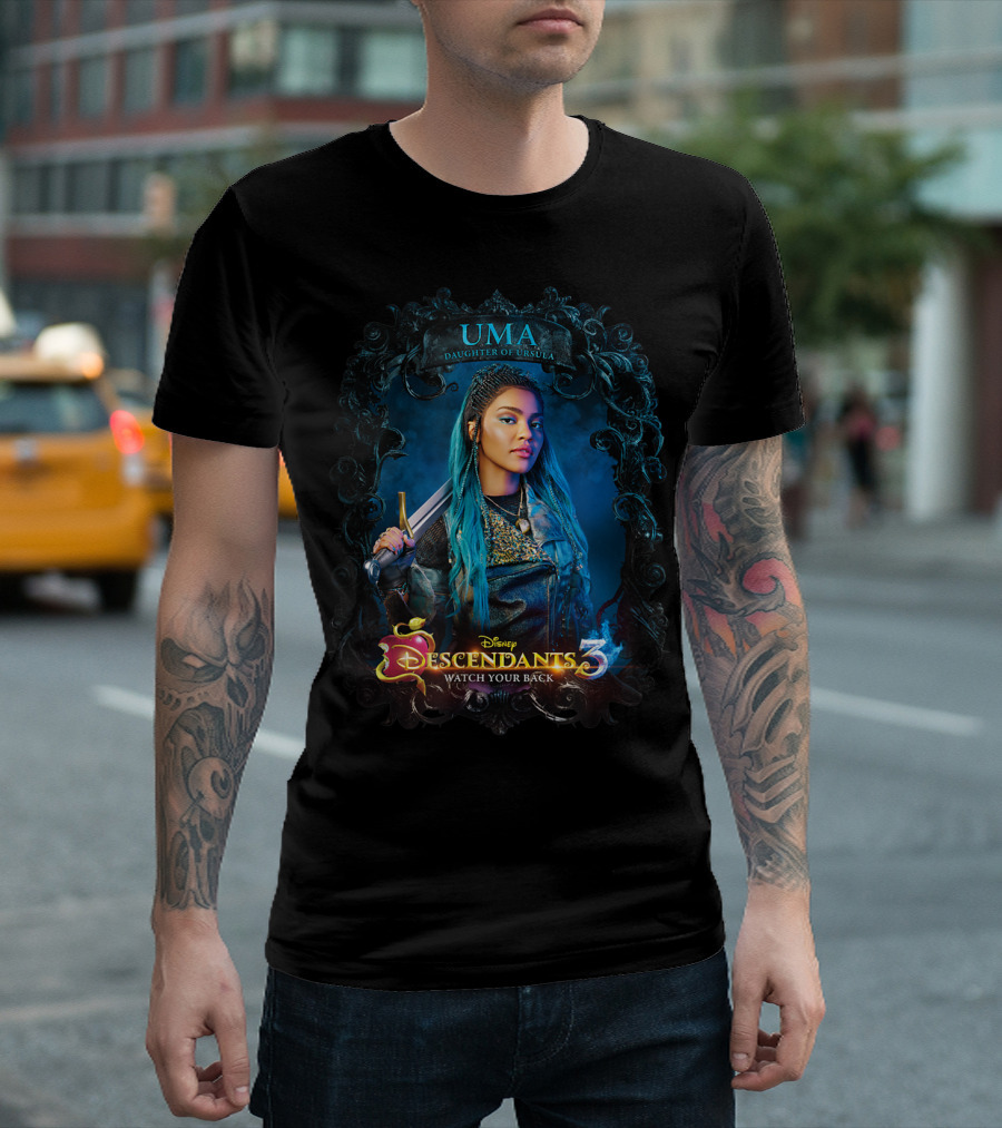 Disney Descendants 3 Uma Daughter Of Ursula Watch Your Back T-Shirt