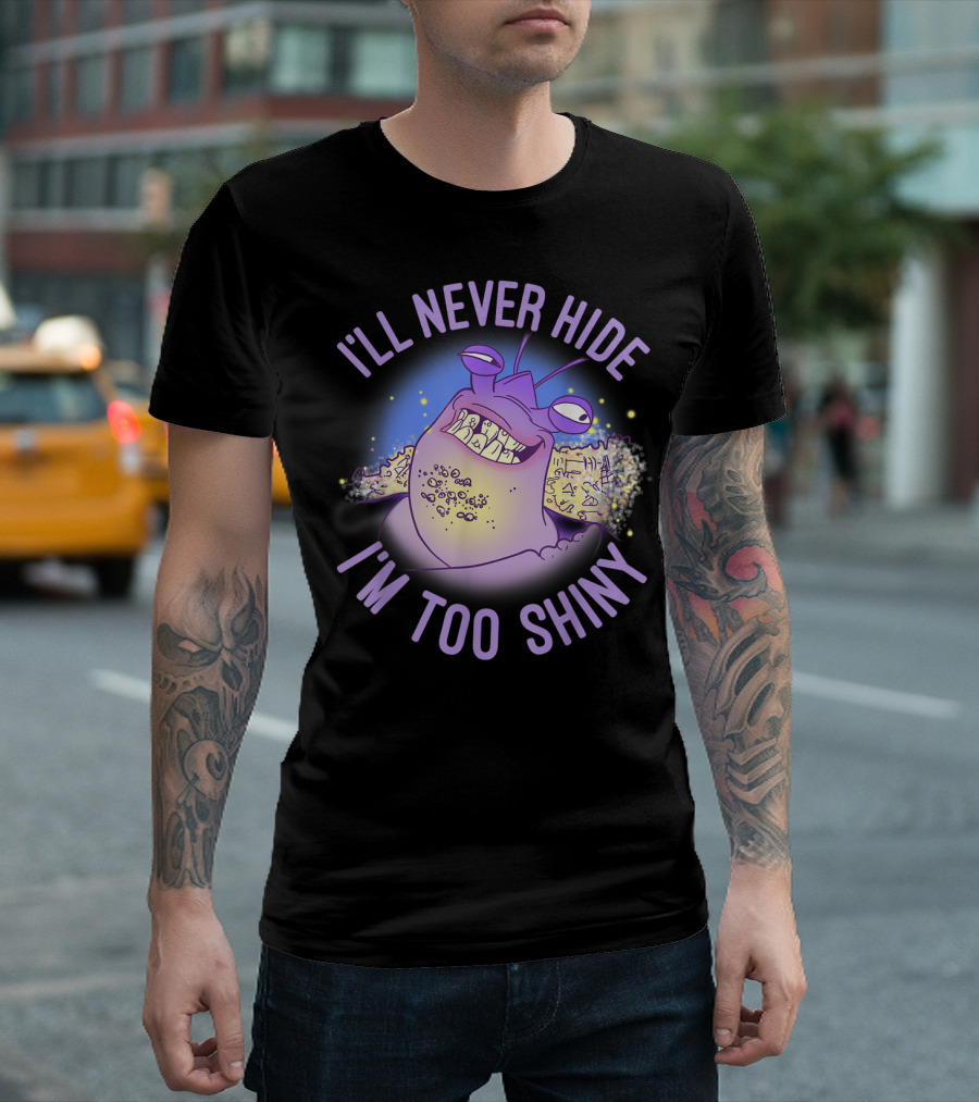 Disney Moana Tamatoa I'll Never Hide I'm Too Shiny T-Shirt