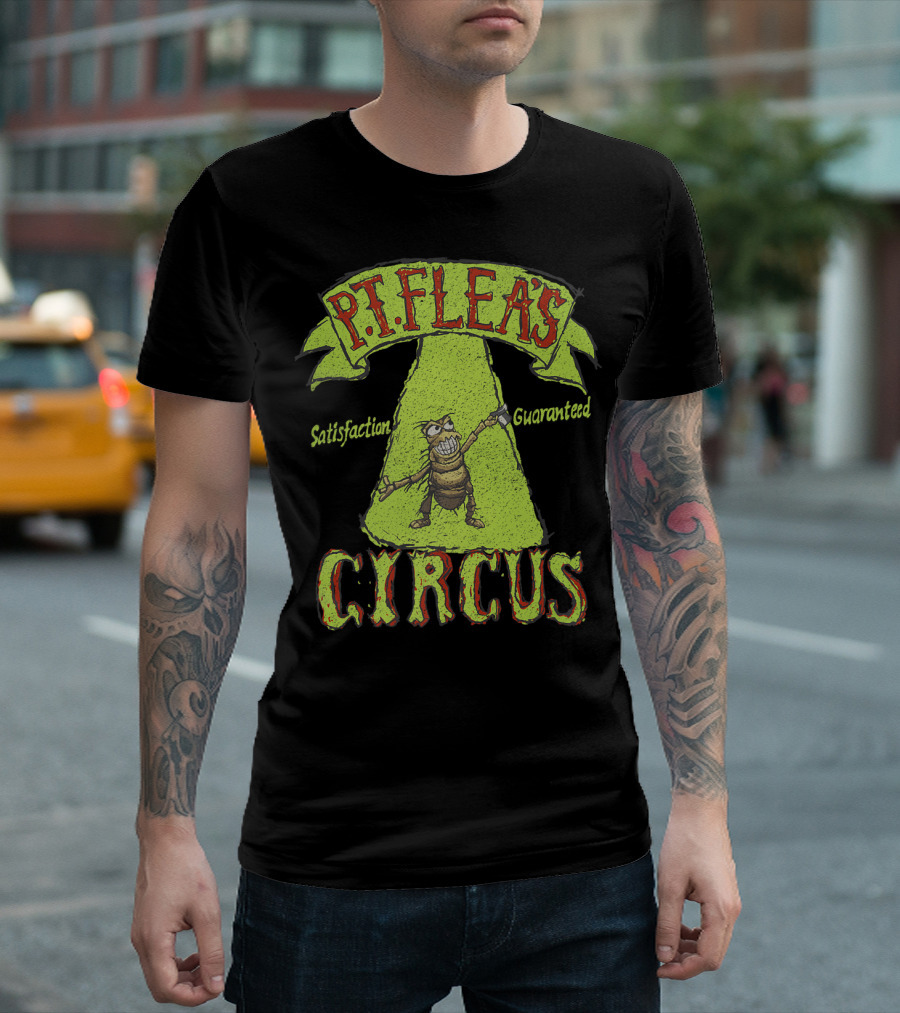 P.T. Flea's Circus Satisfaction Guaranteed Disney Pixar Bug's Life T-Shirt
