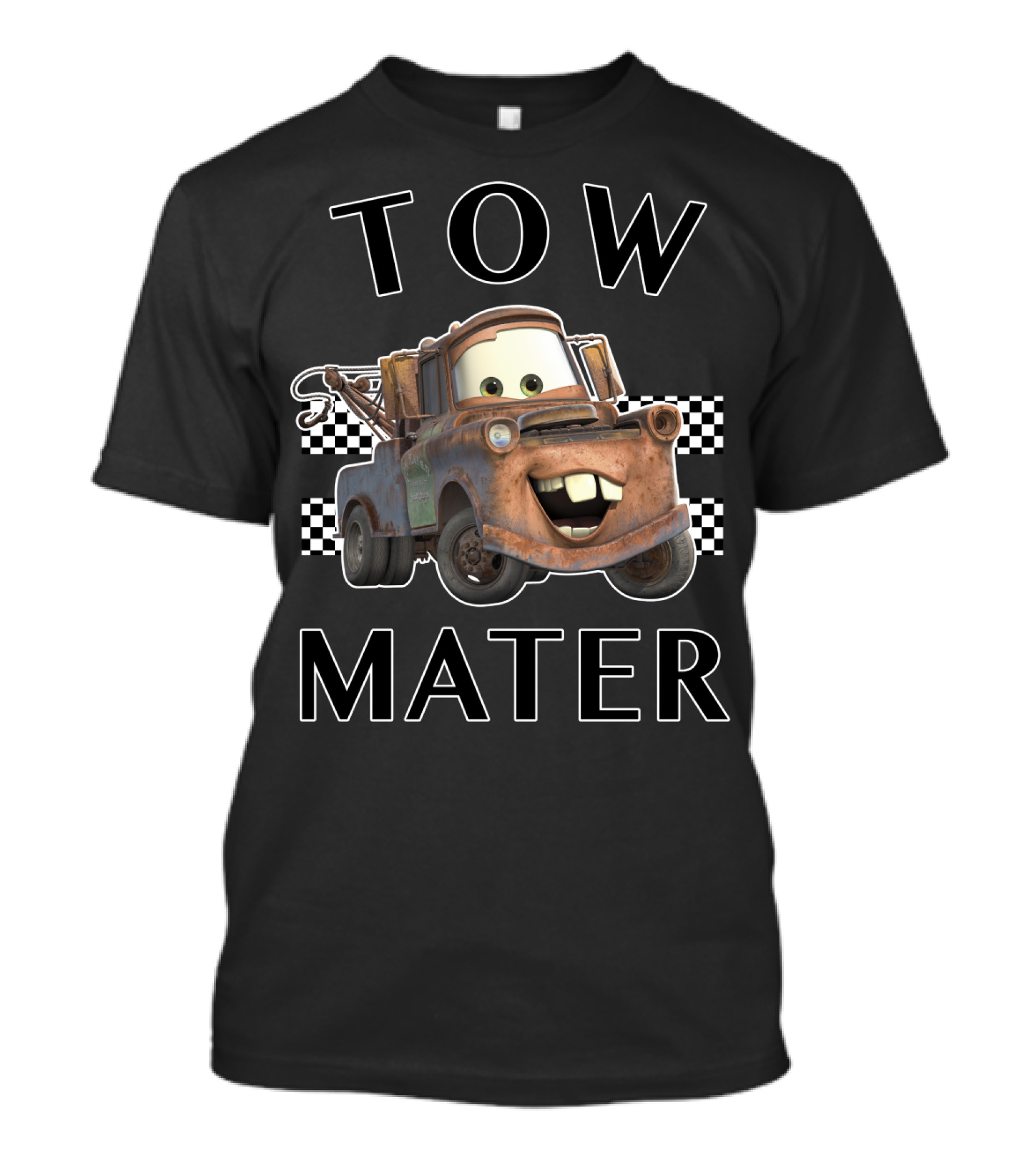 Disney Pixar Cars Tow Mater Racing Finish T-Shirt