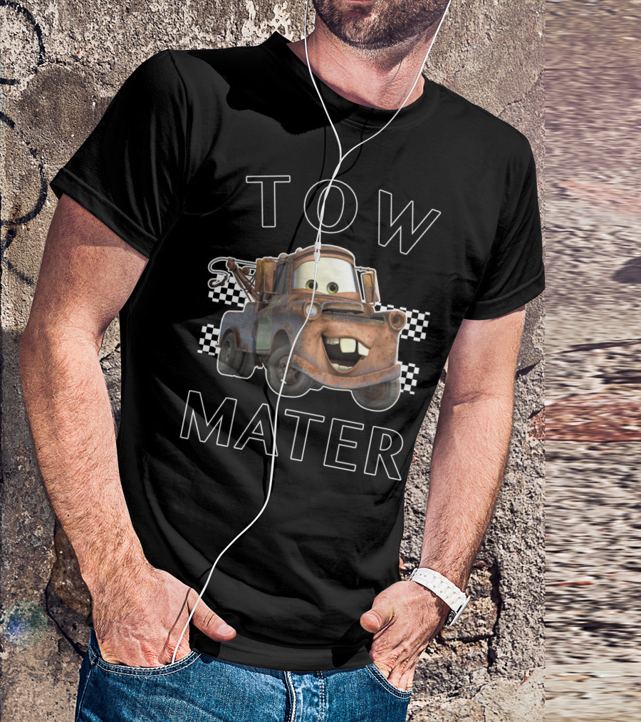 Disney Pixar Cars Tow Mater Racing Finish T-Shirt